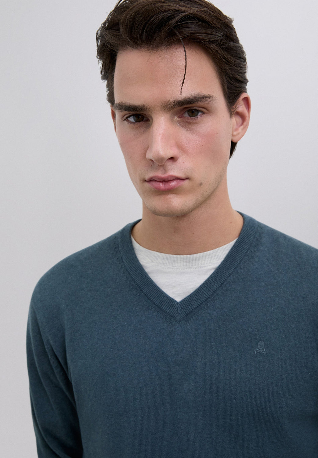 JERSEY PUNTO CUELLO PICO ALGODÓN - Scalpers