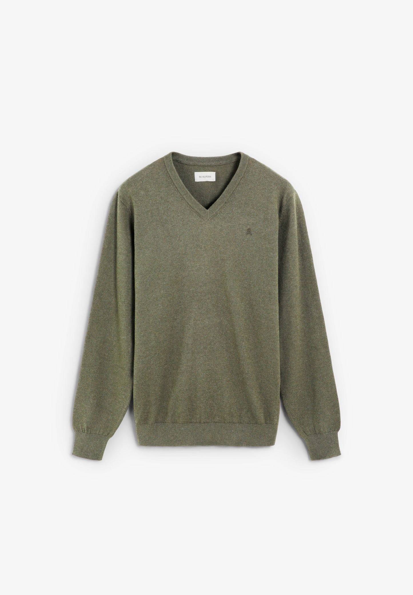 V-NECK SKULL SWEATER