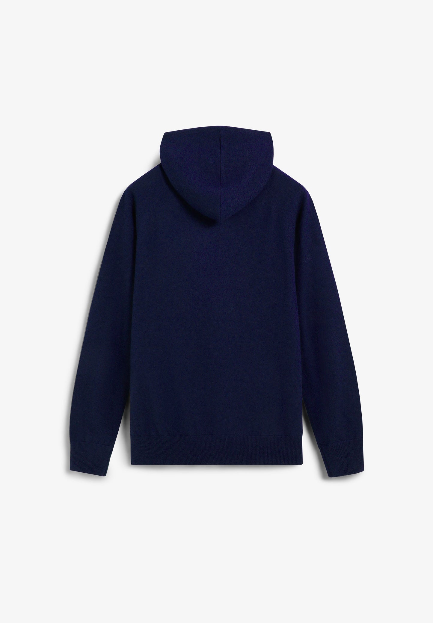 WOOL SWEATER WITH ADJUSTABLE HOOD