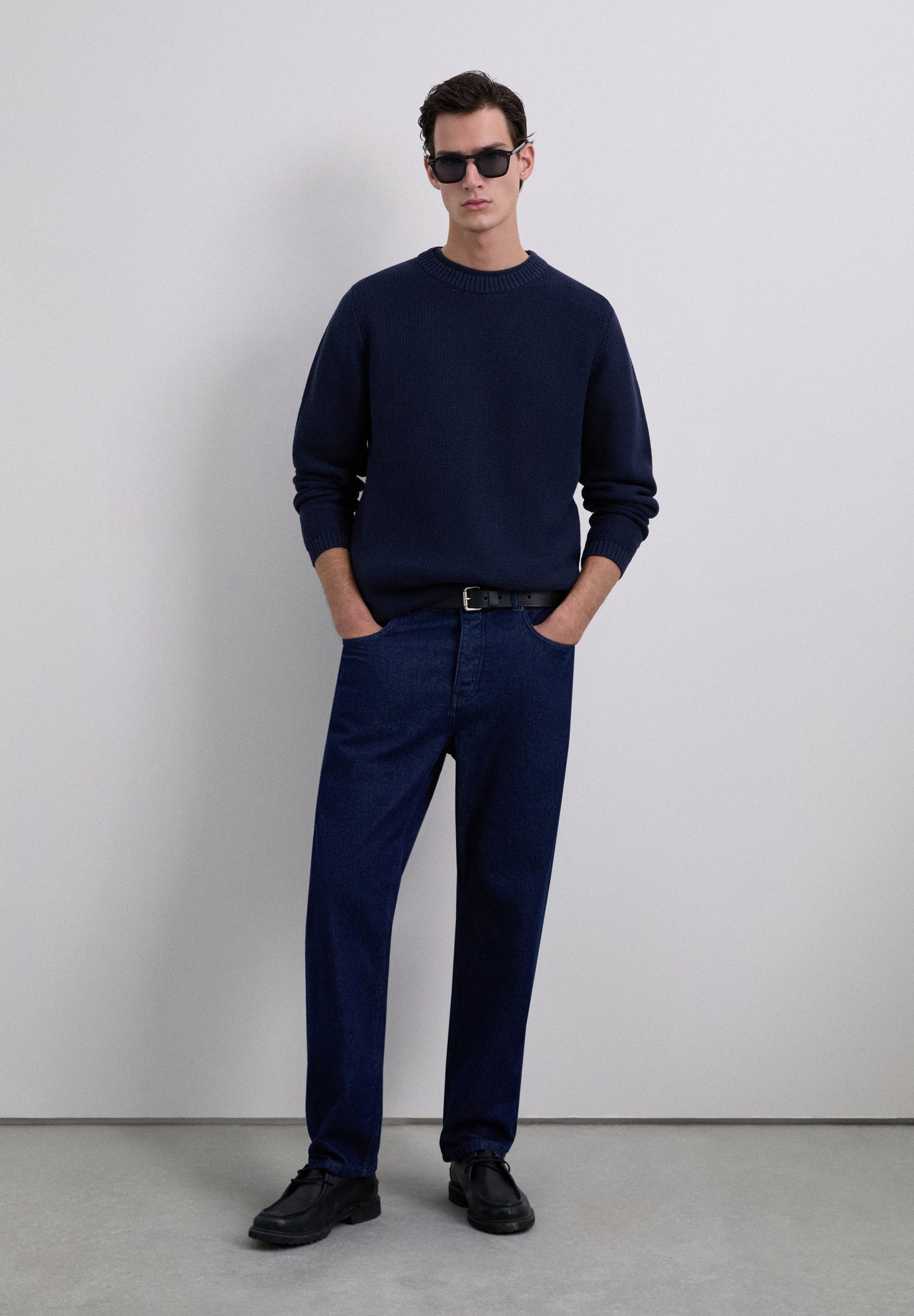 TEXTURED KNIT SWEATER