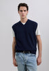 V-NECK WOOL VEST
