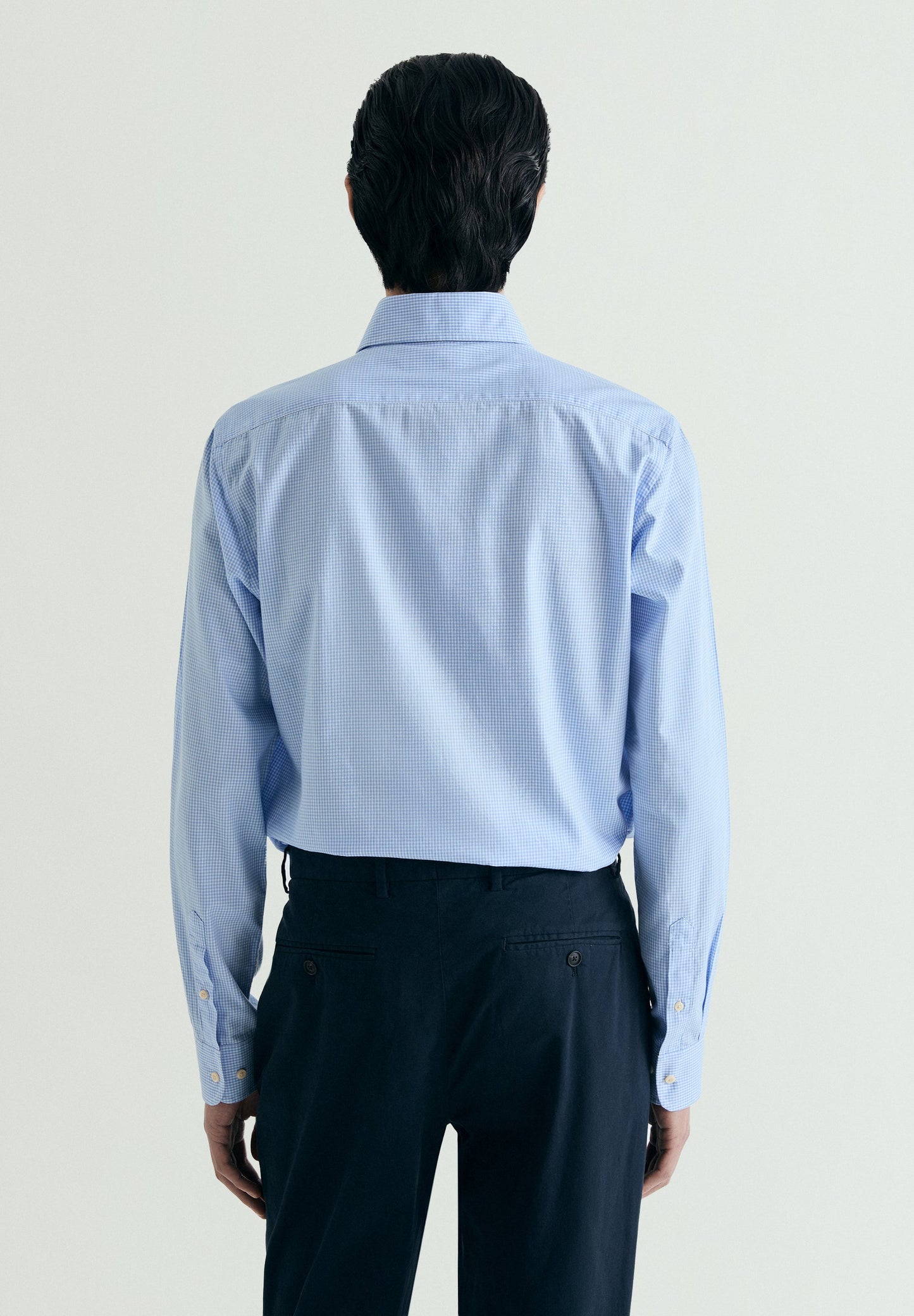 CHECKED SHIRT WITH CONTRAST EMBROIDERY