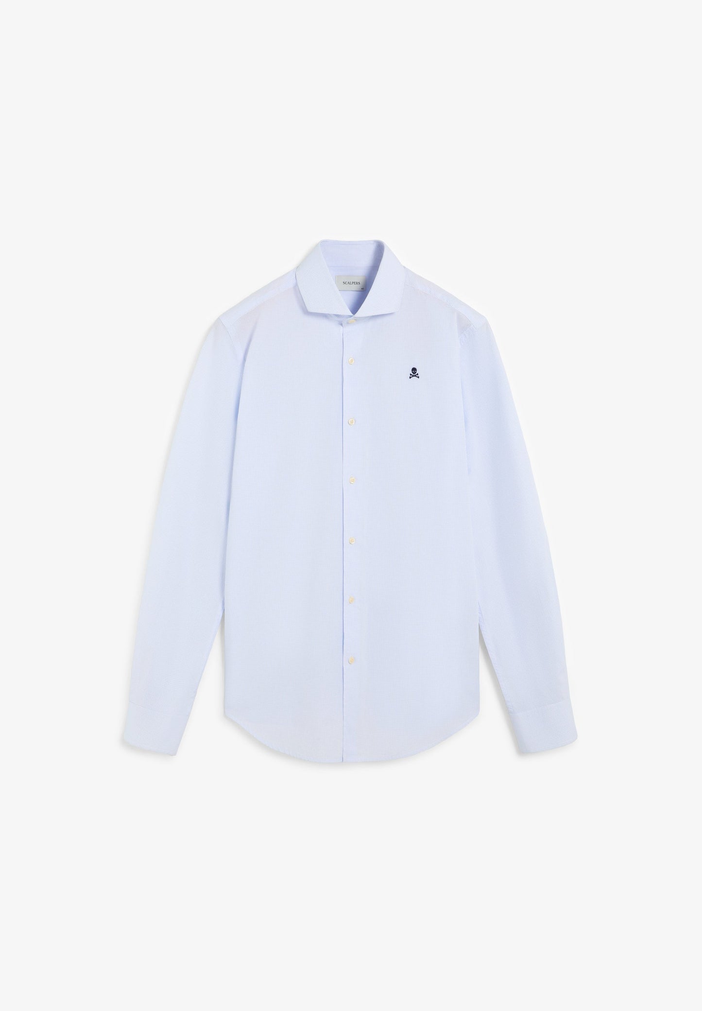 SHIRT WITH EMBROIDERED SKULL