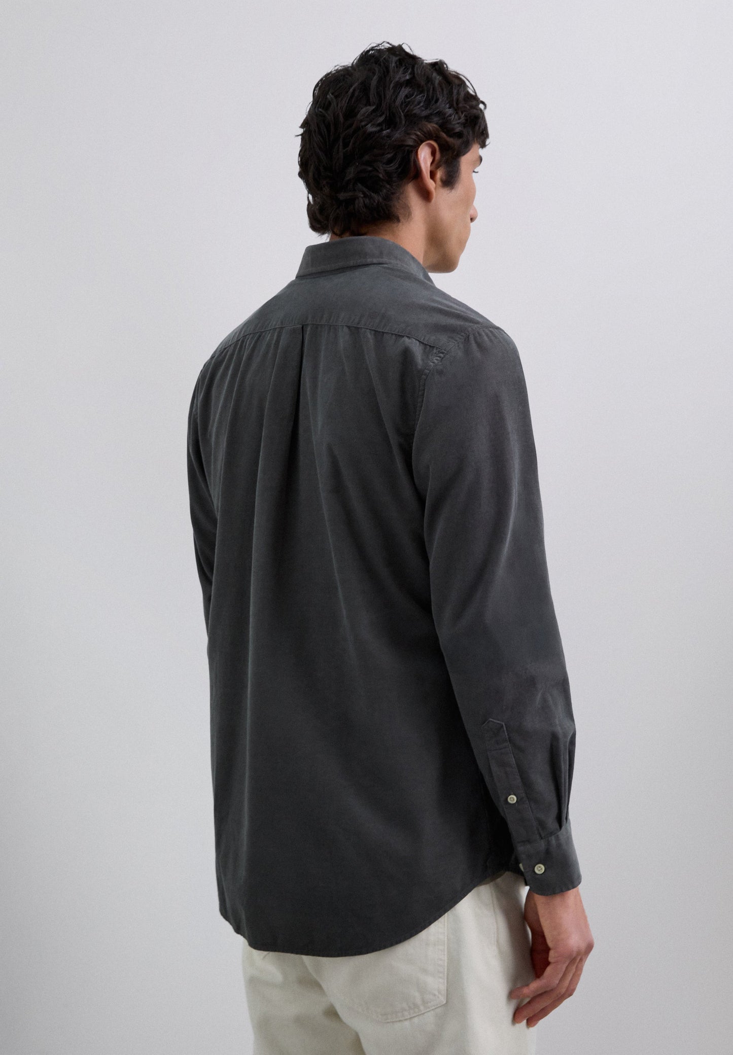 MICRO-CORDUROY SKULL SHIRT