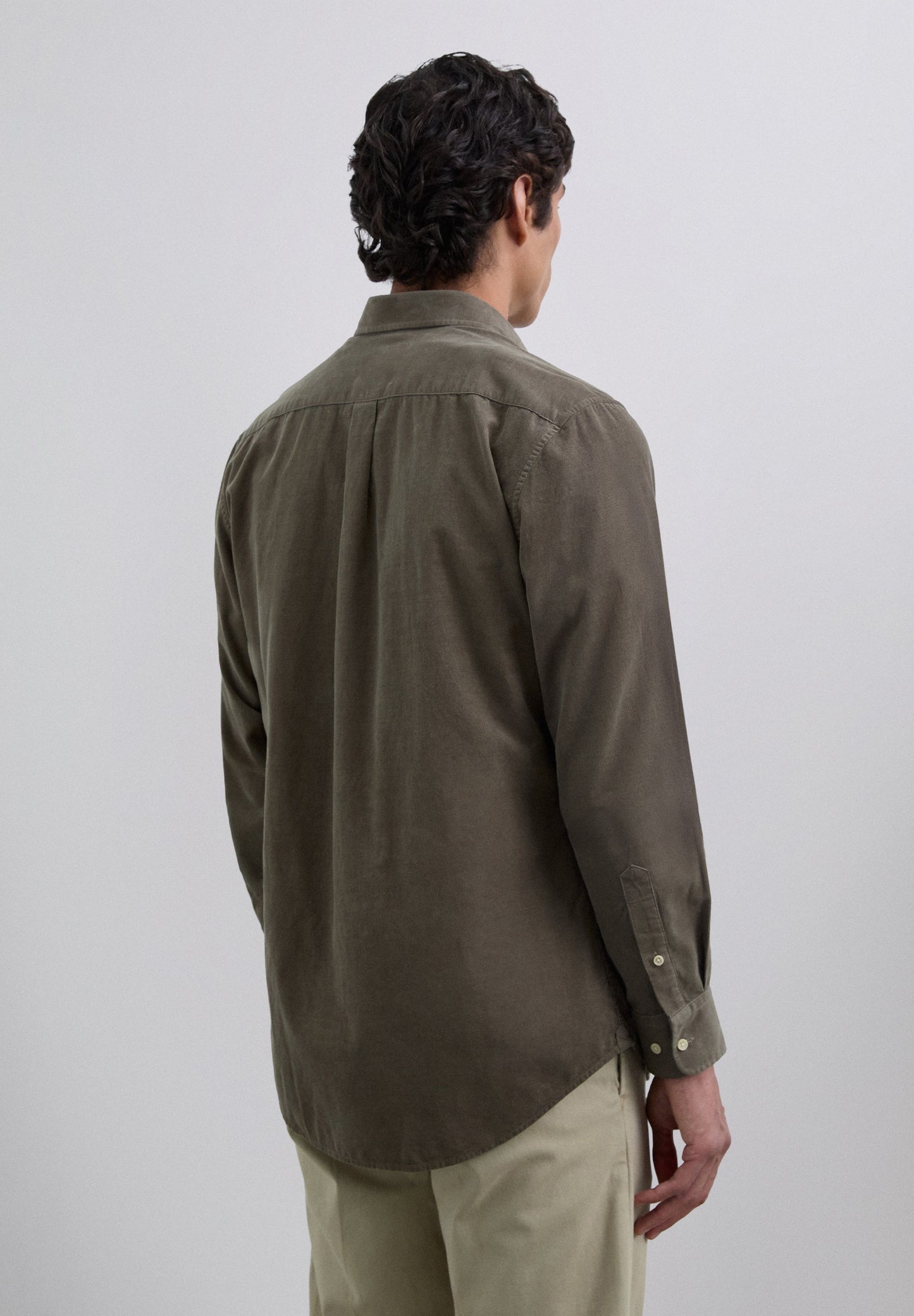 MICRO-CORDUROY SKULL SHIRT