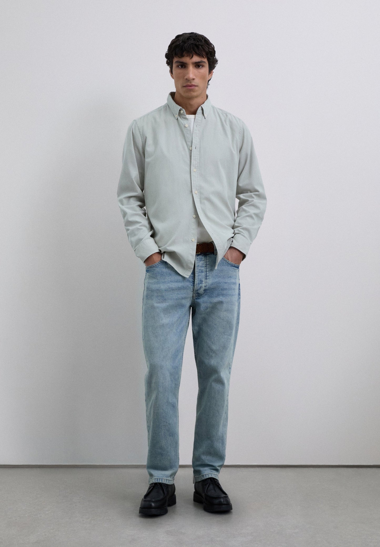 MICRO-CORDUROY SKULL SHIRT