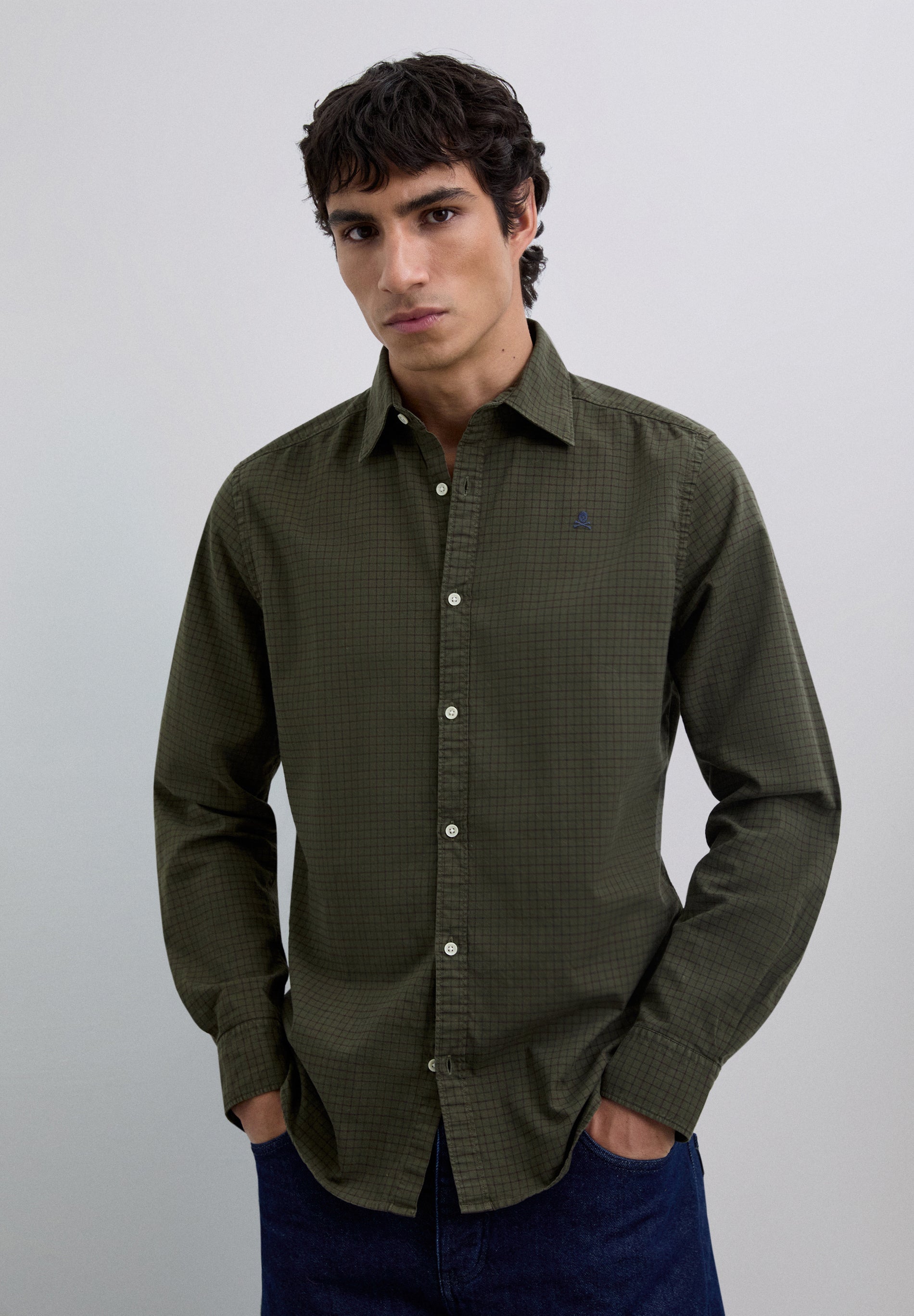 CHECK PRINT SHIRT