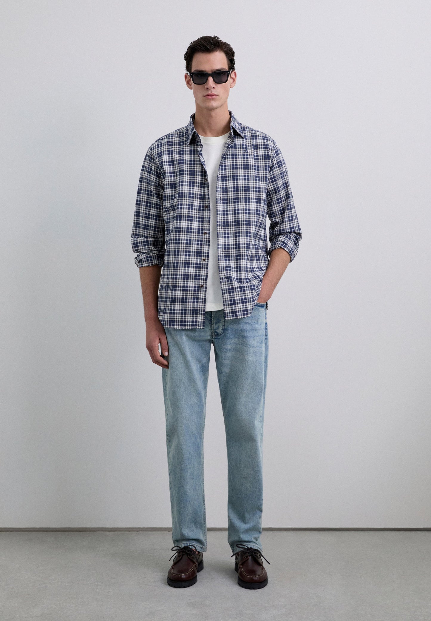 SHIRT MET SCHOTSE RUITJESPRINT