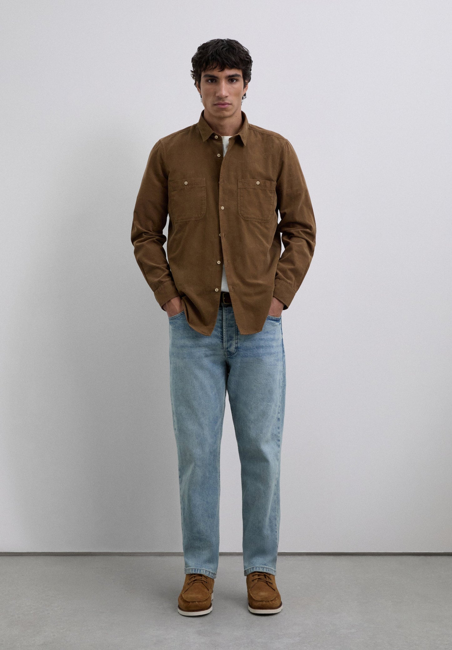 REGULAR FIT CORDUROY SHIRT