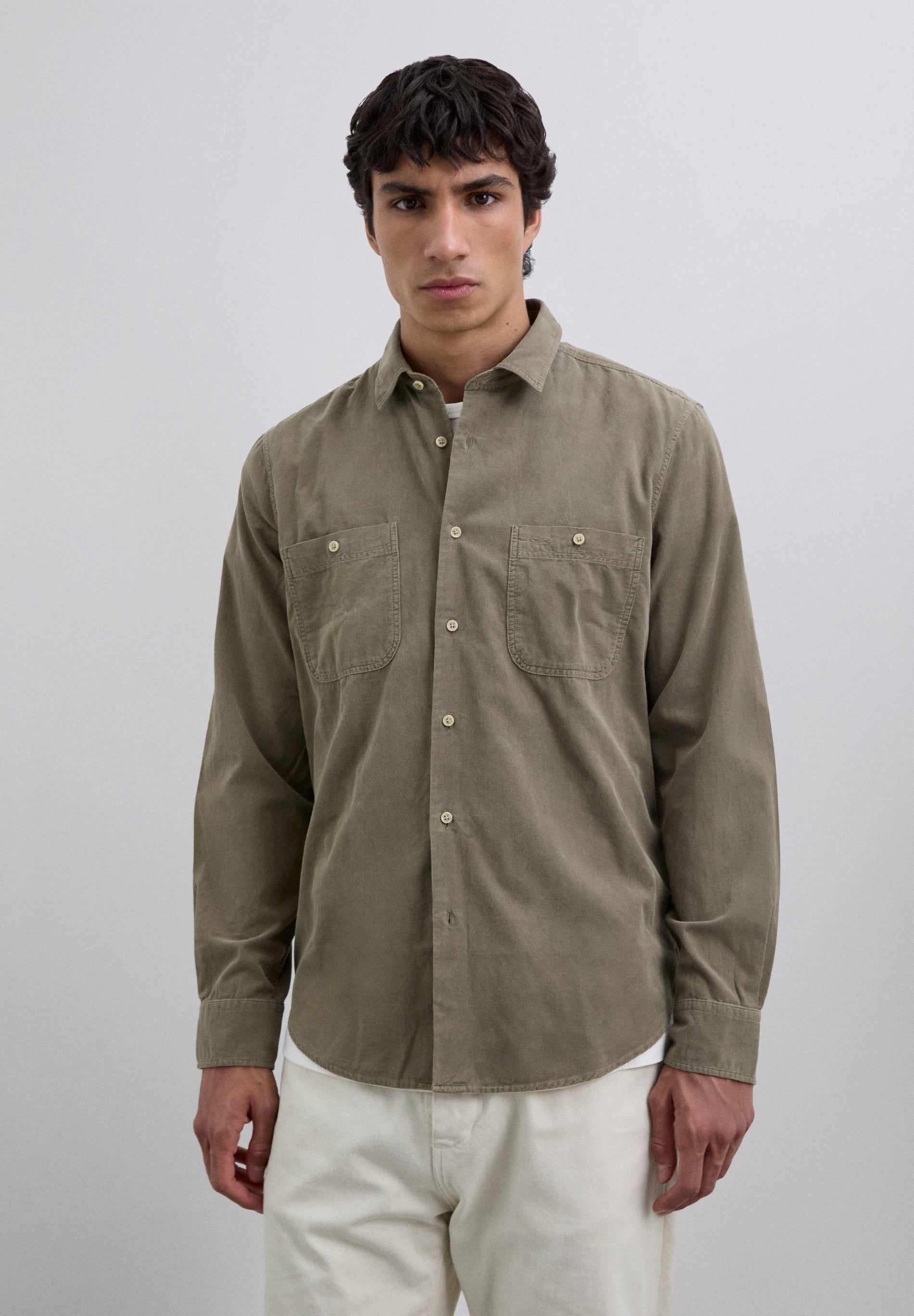 REGULAR FIT CORDUROY SHIRT