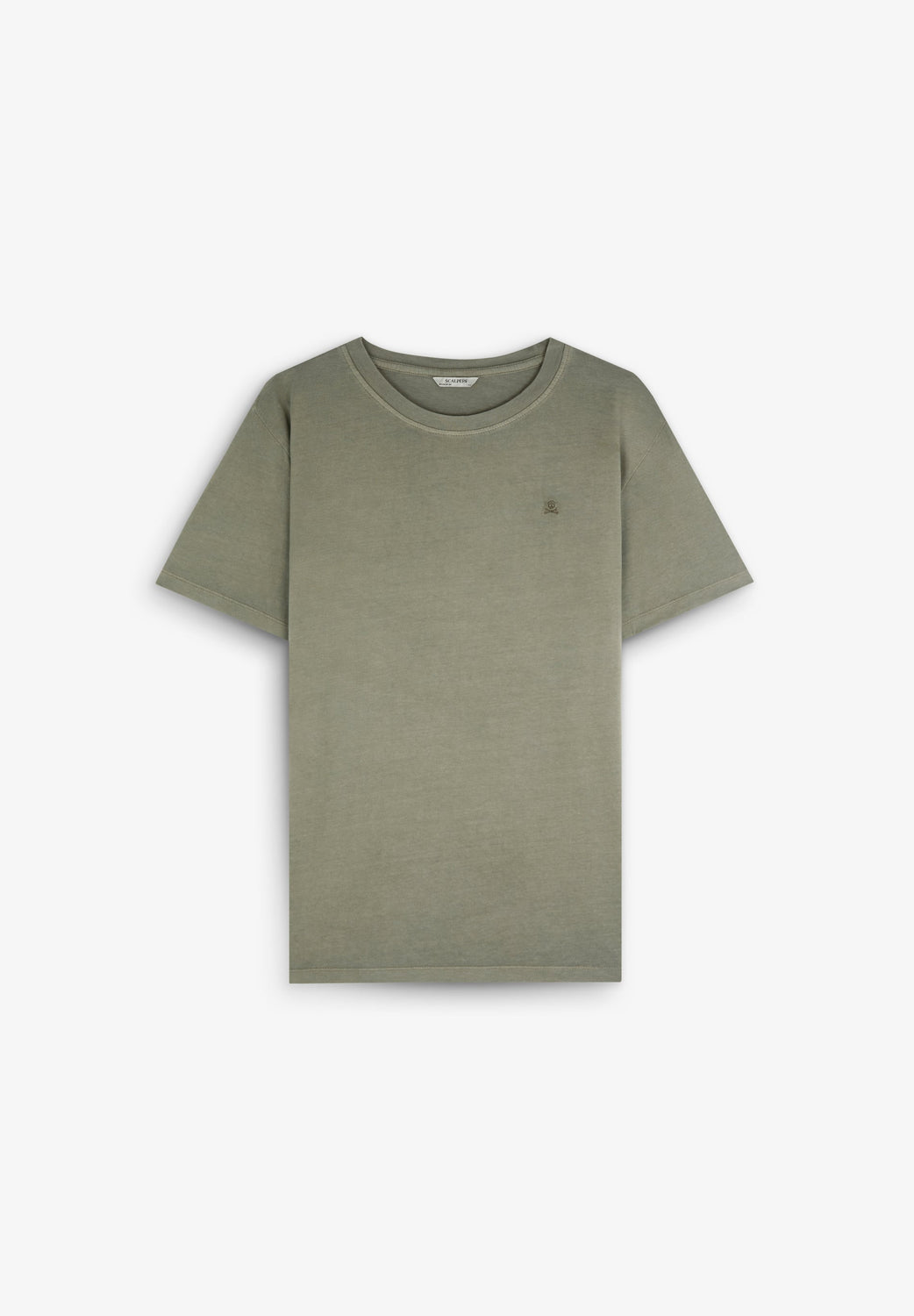 CAMISETA CALAVERA BORDADA TONO - Scalpers