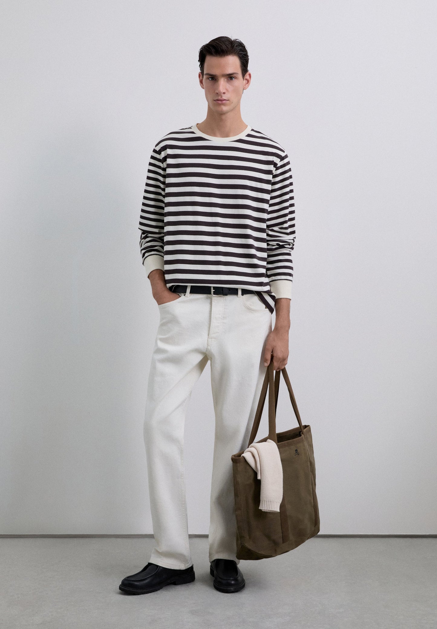 LONG SLEEVE STRIPED T-SHIRT