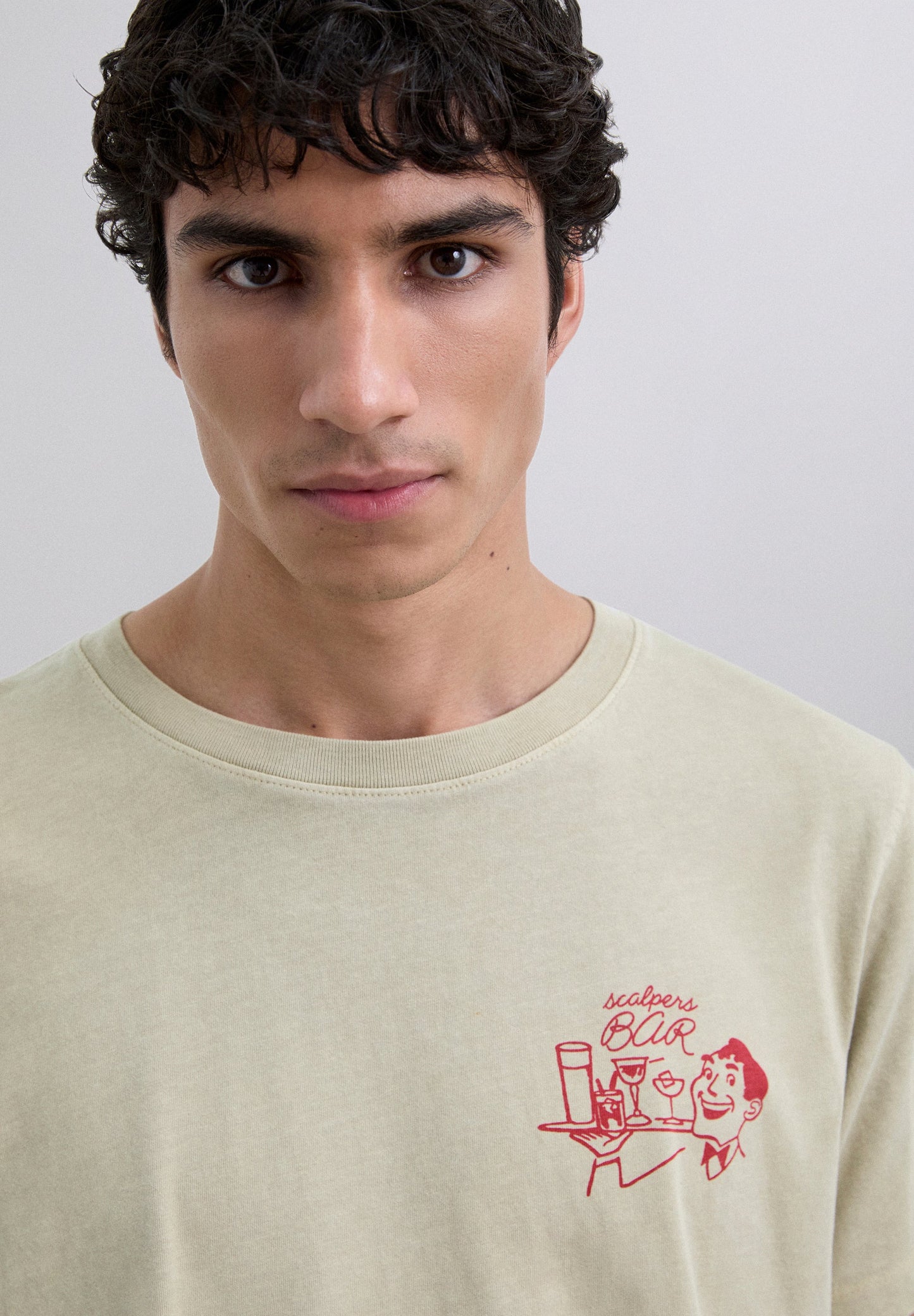 BAR PRINT T-SHIRT