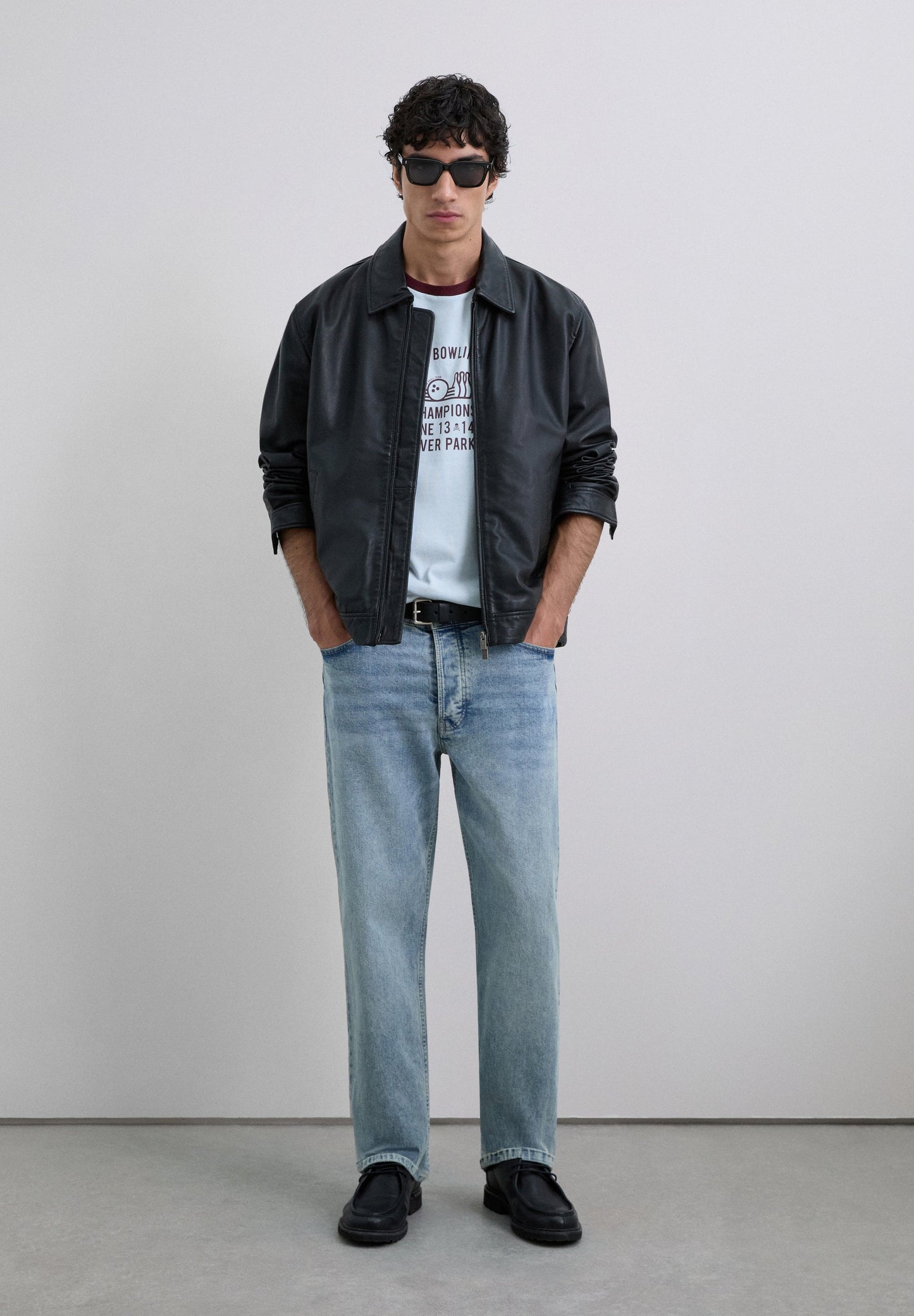 CONTRAST PRINT T-SHIRT