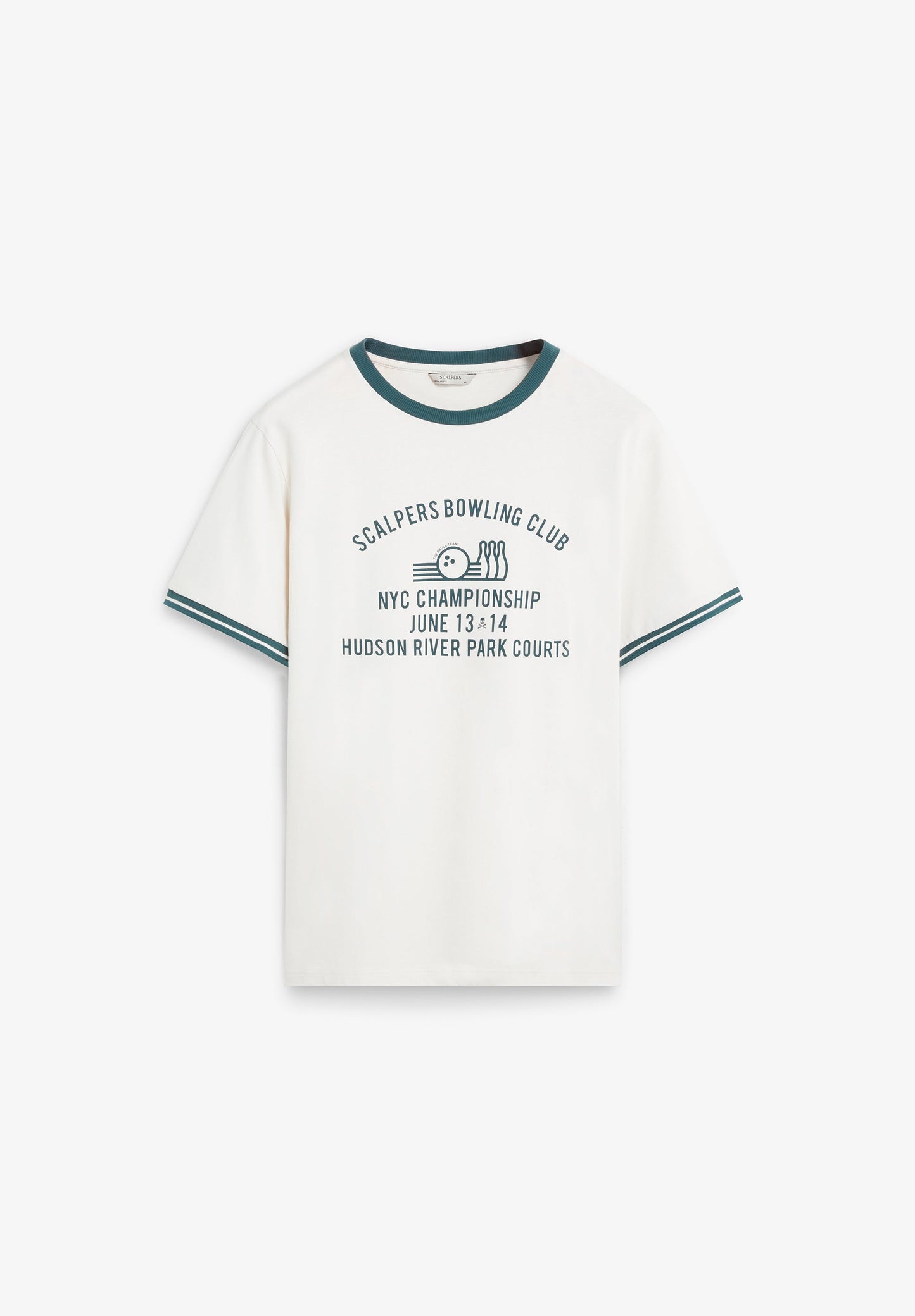 CONTRAST PRINT T-SHIRT