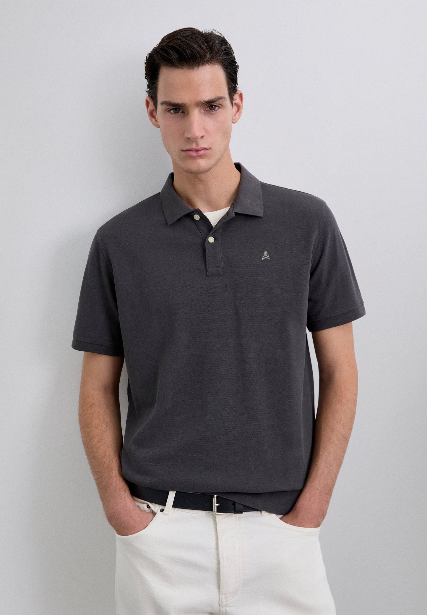 EMBROIDERED PIQUÉ POLO SHIRT