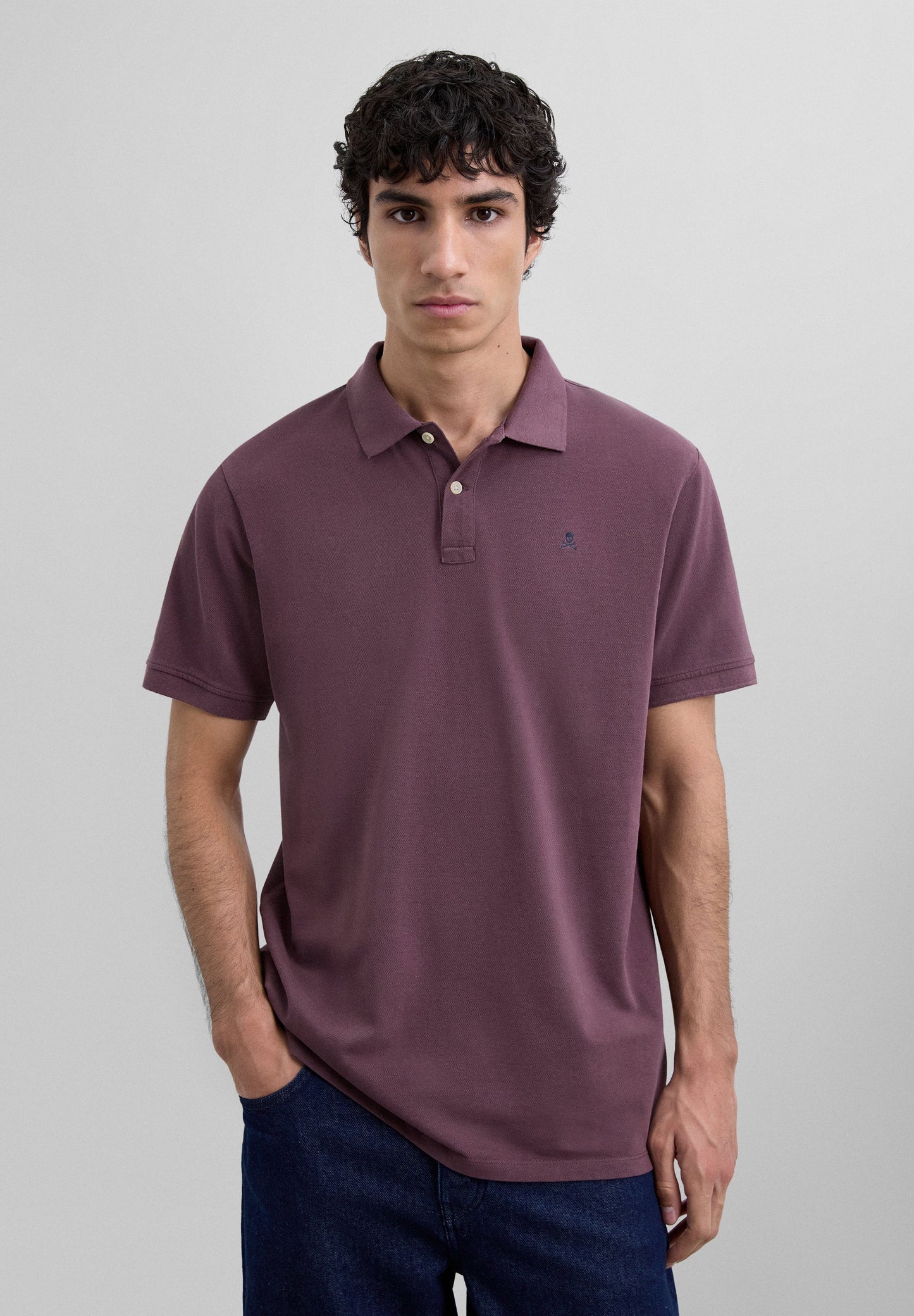 EMBROIDERED PIQUÉ POLO SHIRT