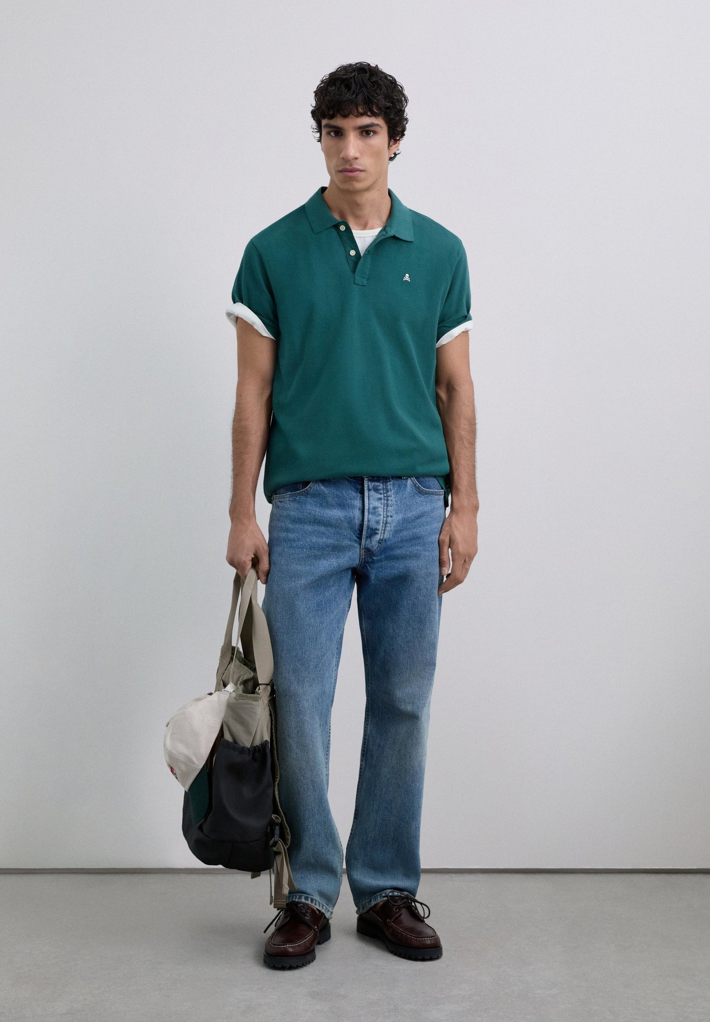 EMBROIDERED PIQUÉ POLO SHIRT