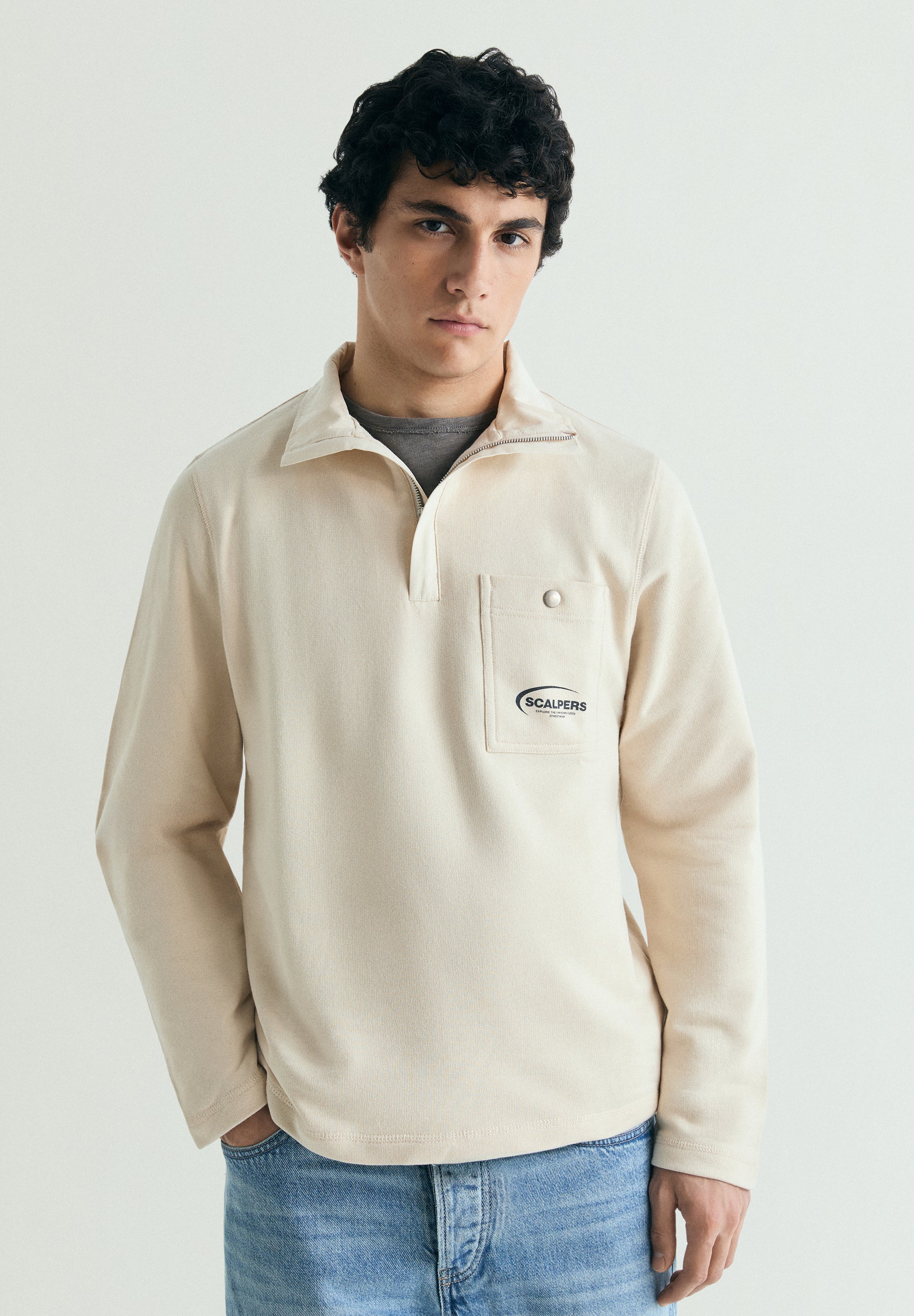 COTTON POLO SHIRT WITH POCKET