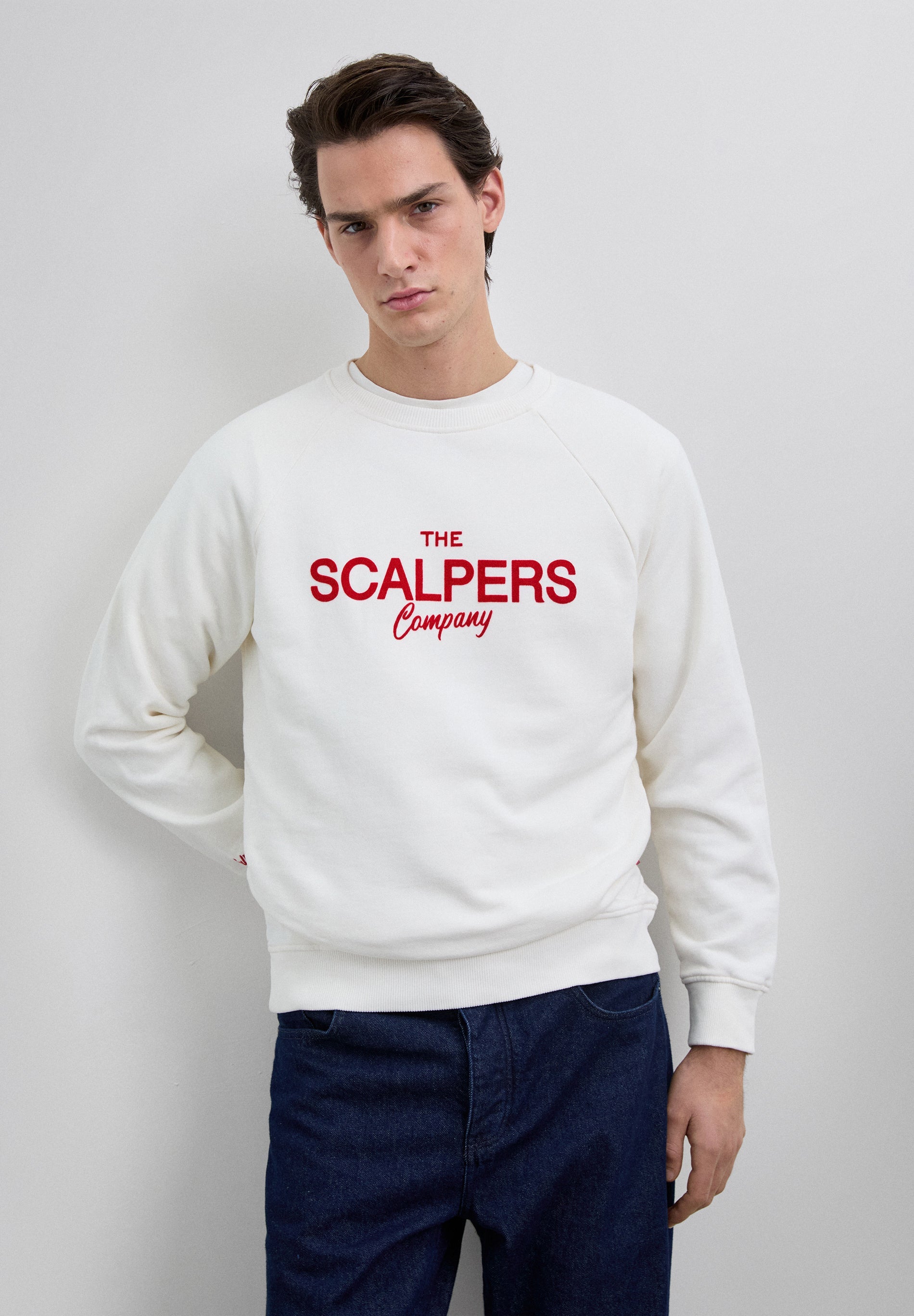 SWEATSHIRT WITH LOGO PRINT