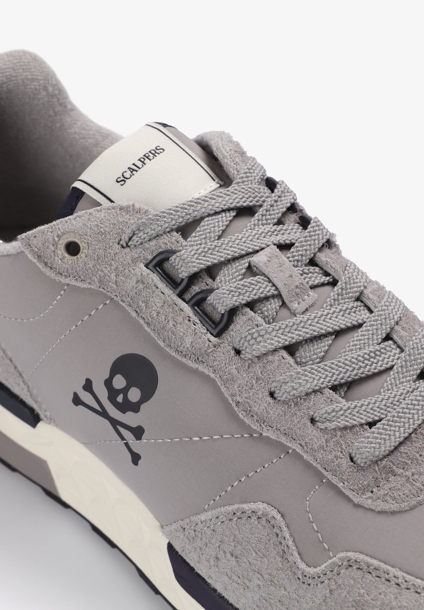 SUEDE SNEAKERS WITH SKULL