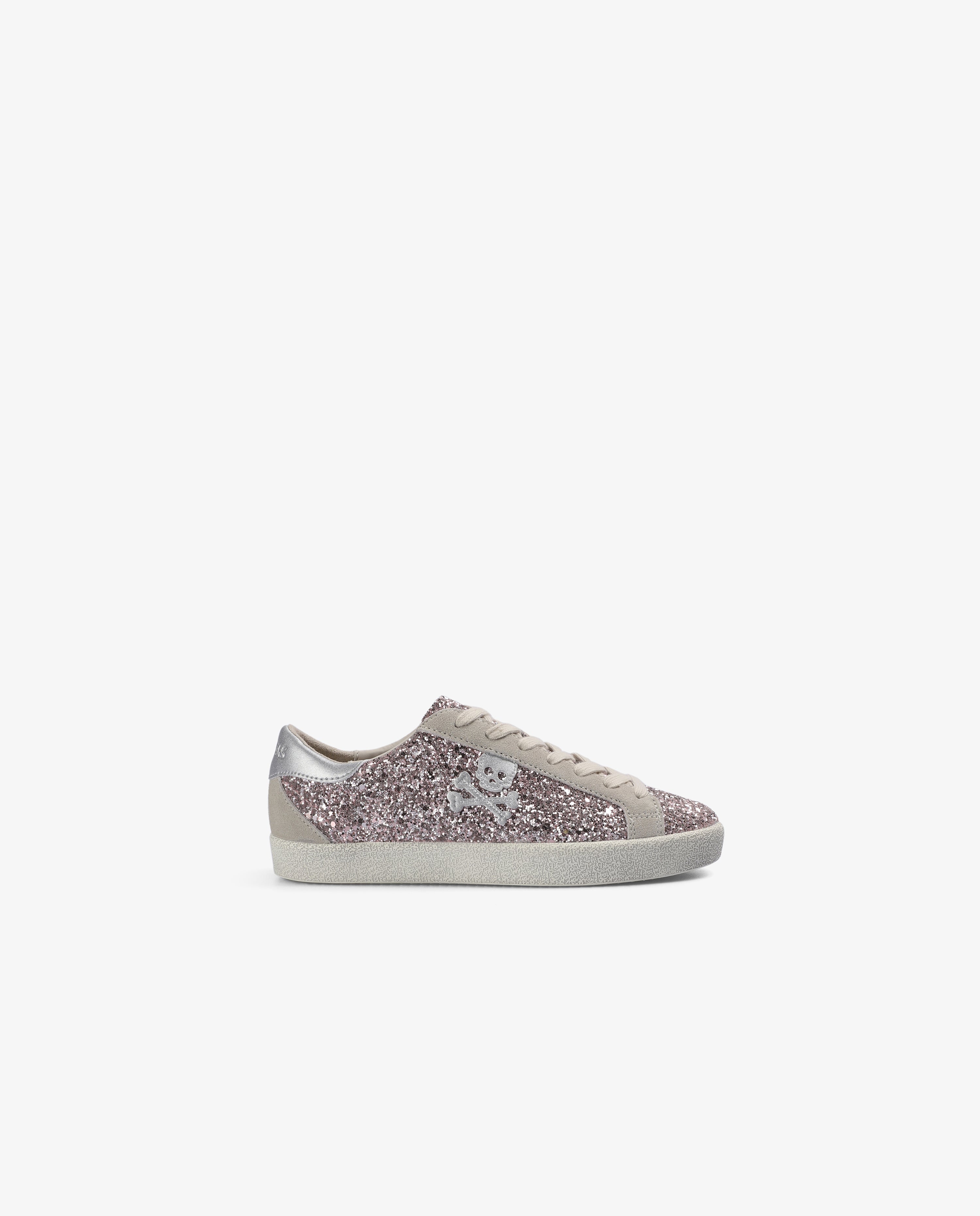 GLITTER SKULL SNEAKERS