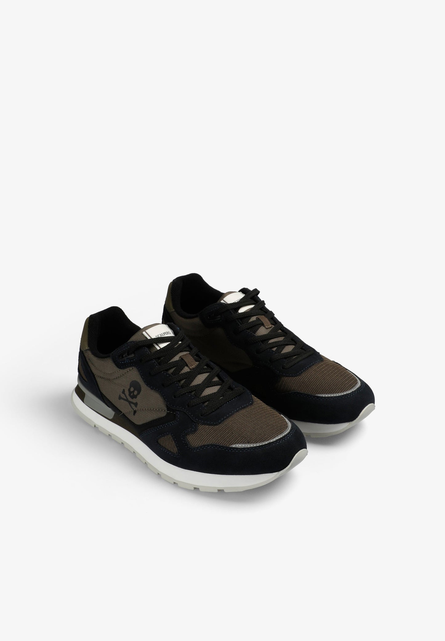 LEATHER SKULL SNEAKERS