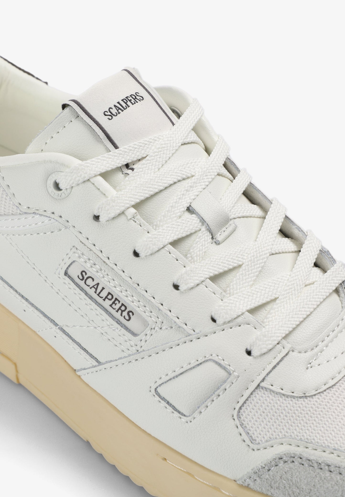 LEATHER LOGO SNEAKERS