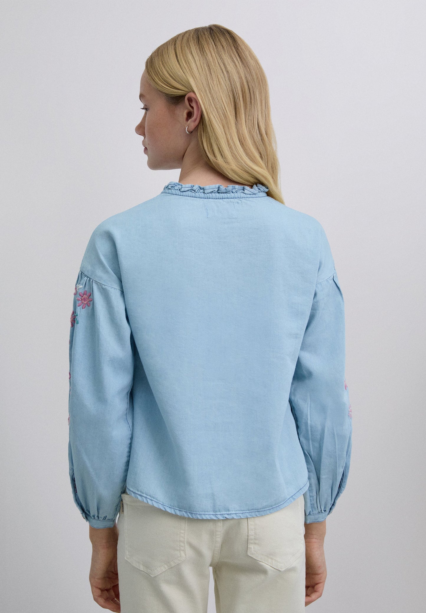 SCDENIMEMBBLOUSE GIRLS