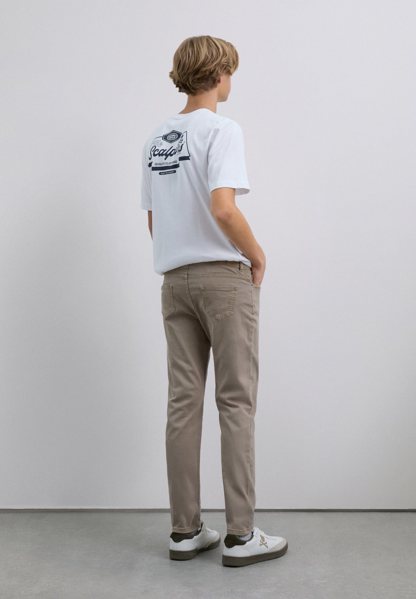 BASIC REGULAR FIT TROUSERS