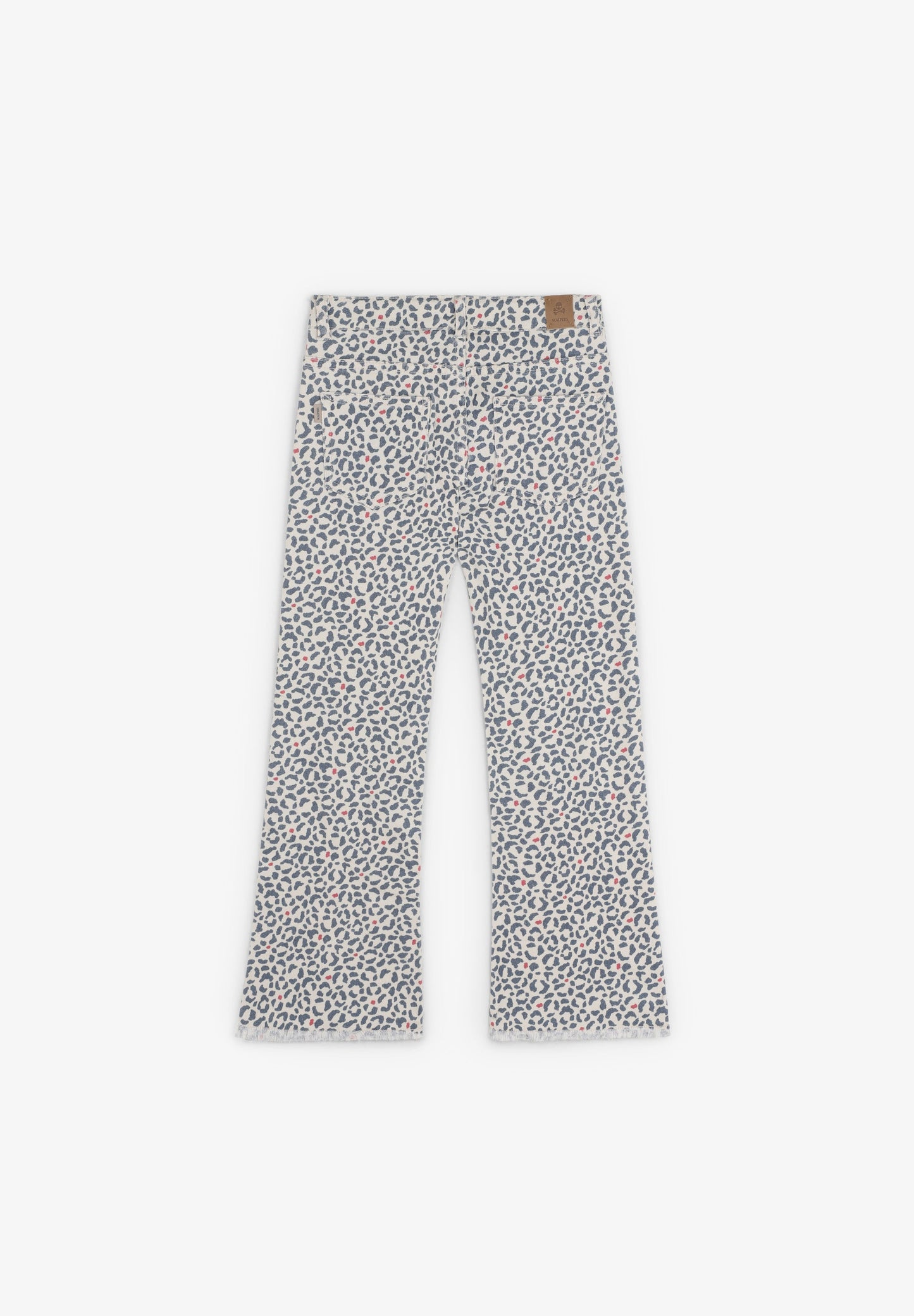 FLARED PRINTED TROUSERS