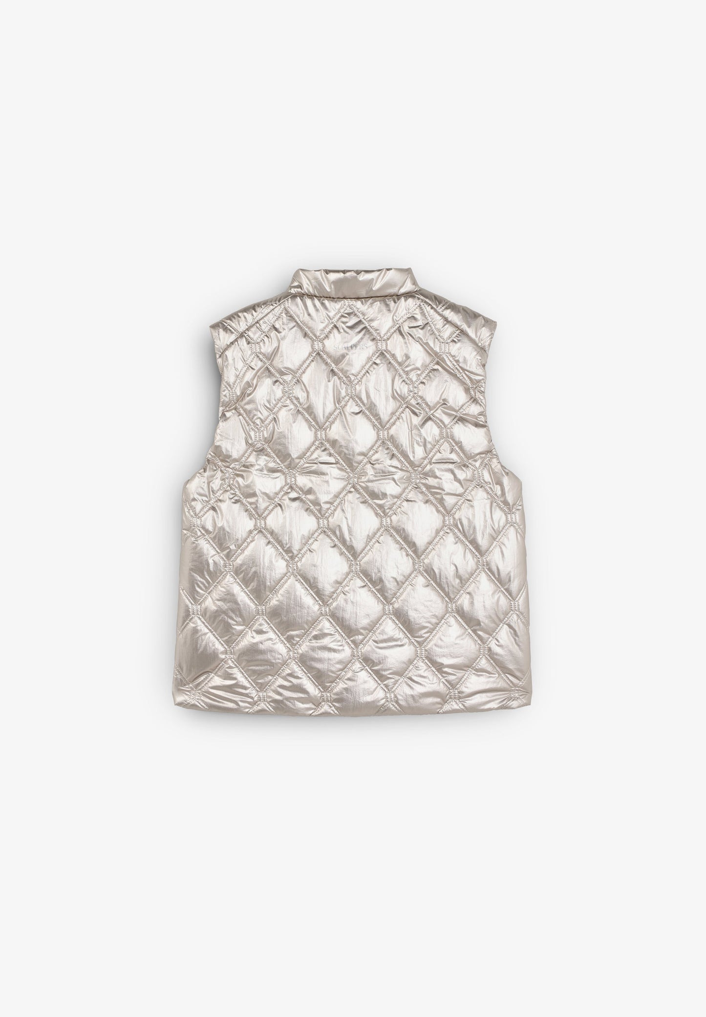 PUFFER VEST WITH SKULL