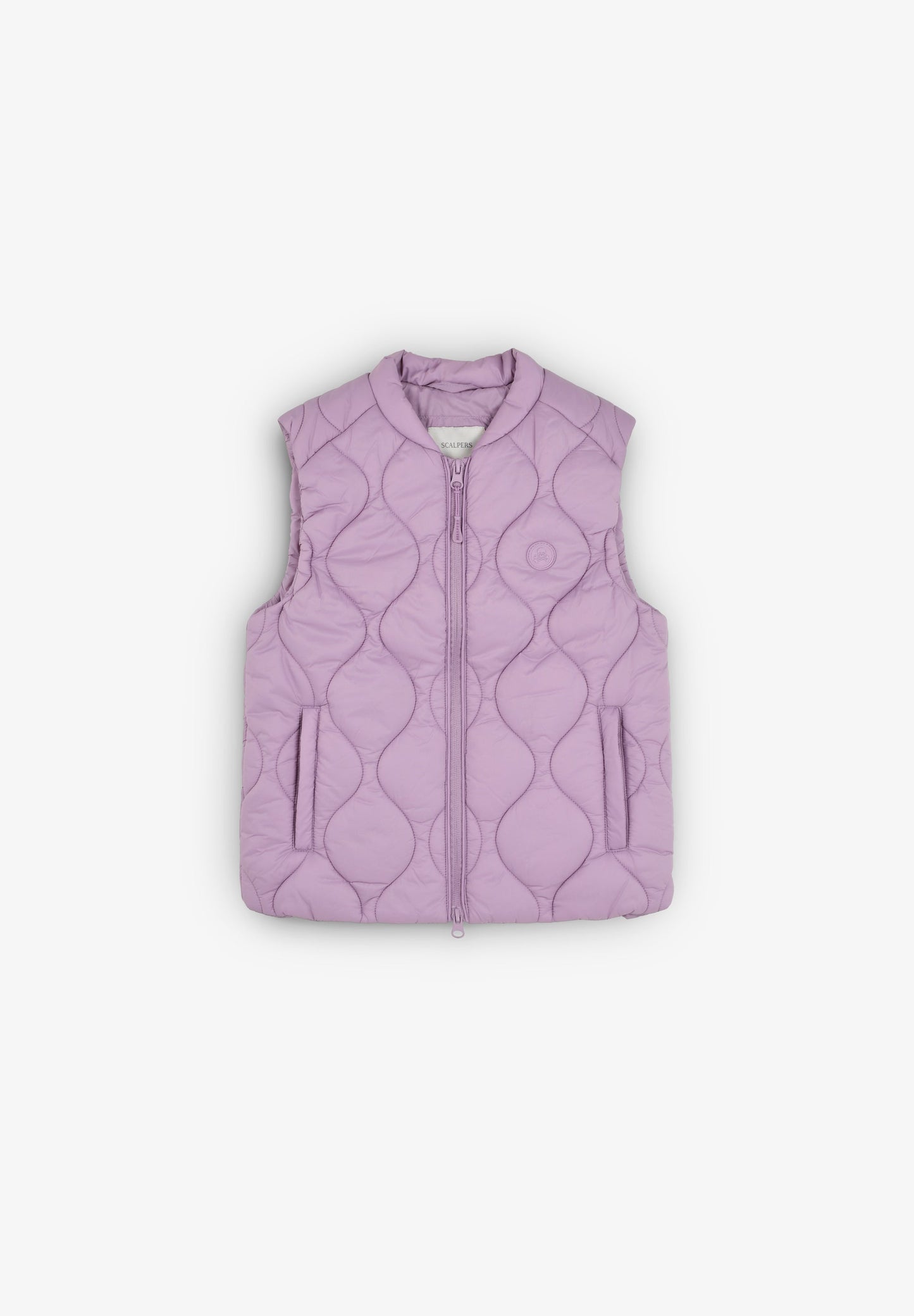 PUFFER VEST WITH SKULL