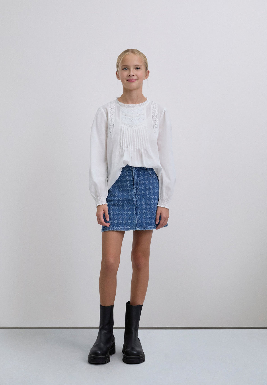 SCLASER DENIM SKIRT GIRLS - Scalpers