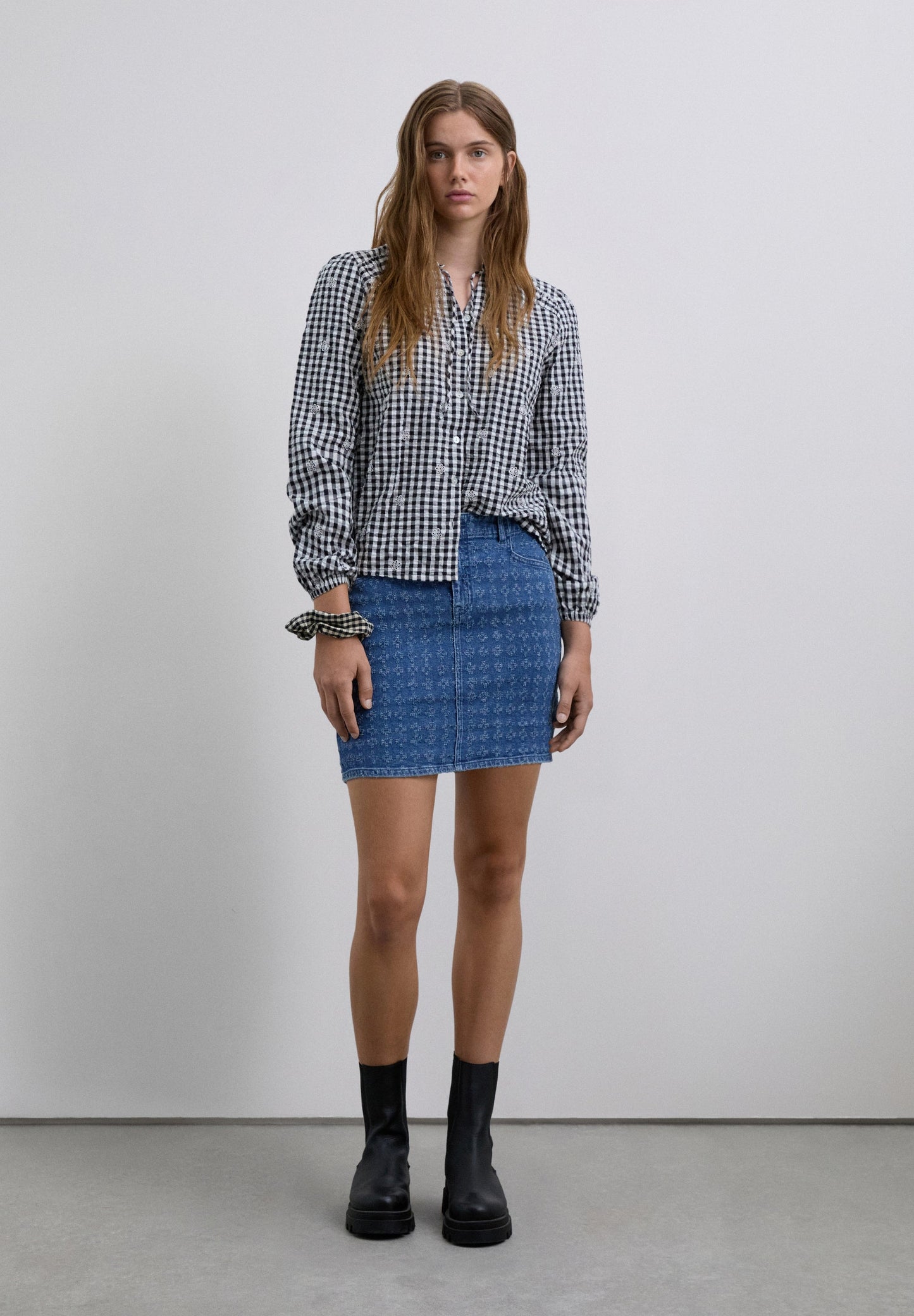 SCLASER DENIM SKIRT GIRLS