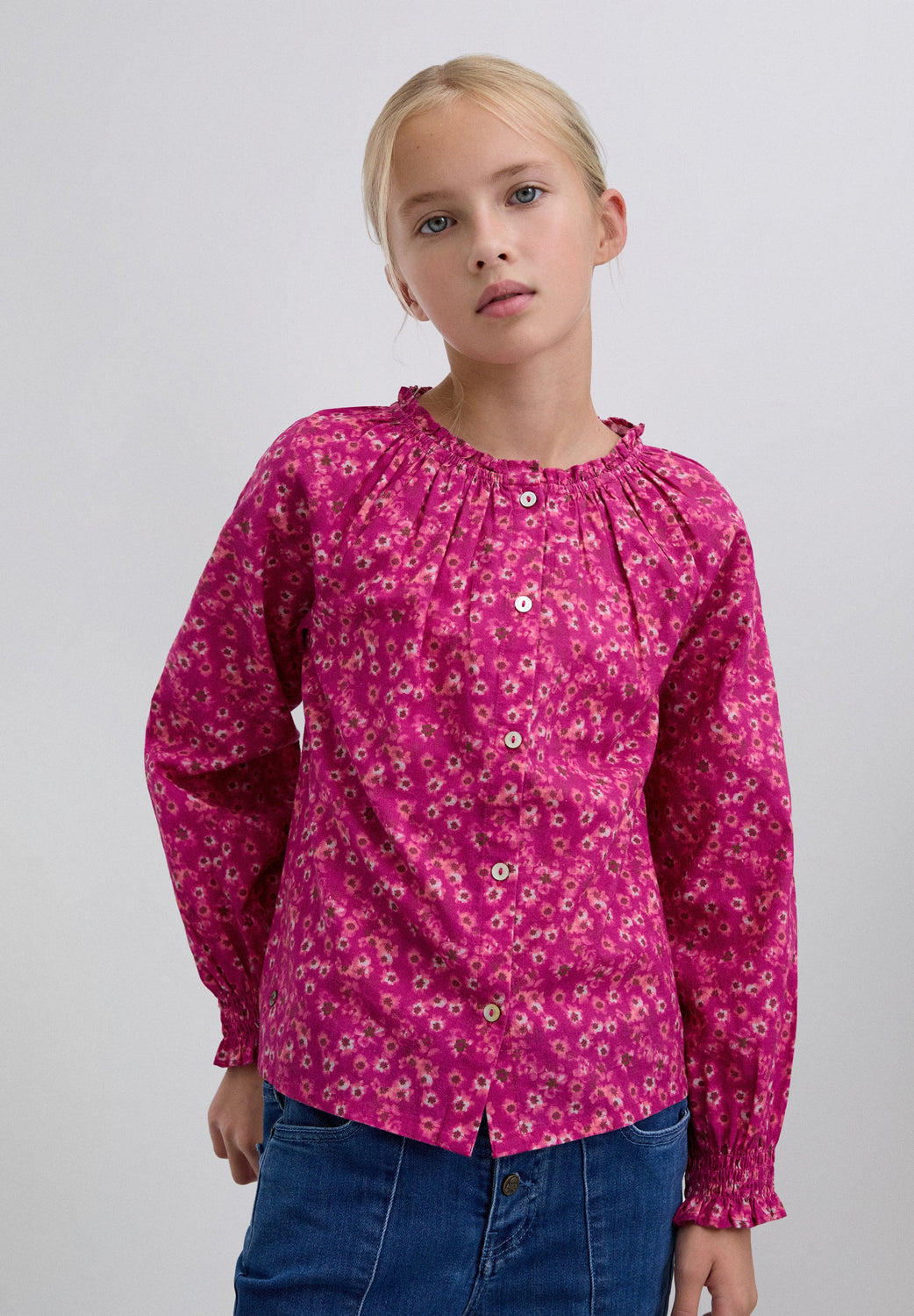 BLUSA ESTAMPADA FLORES - Scalpers