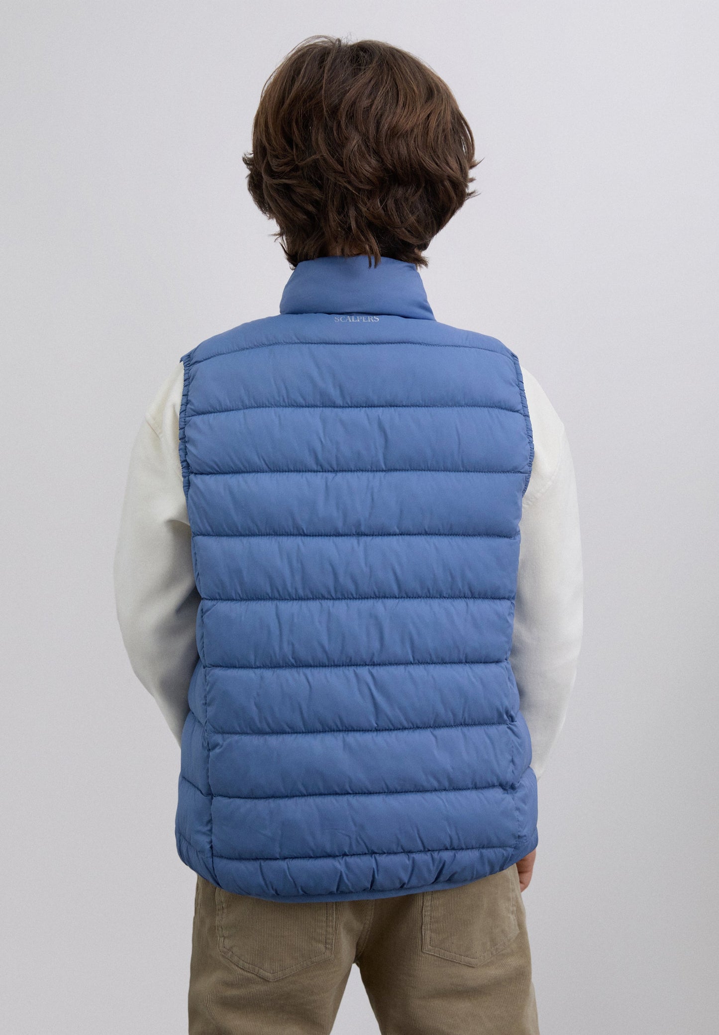 PUFFER VEST WITH SKULL