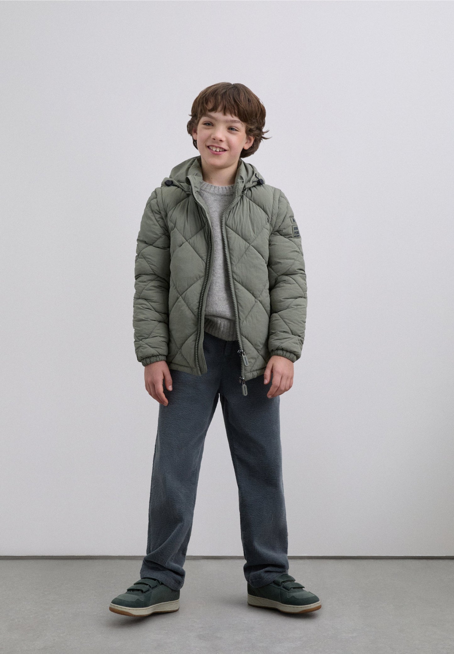 DETACHABLE QUILTED JACKET