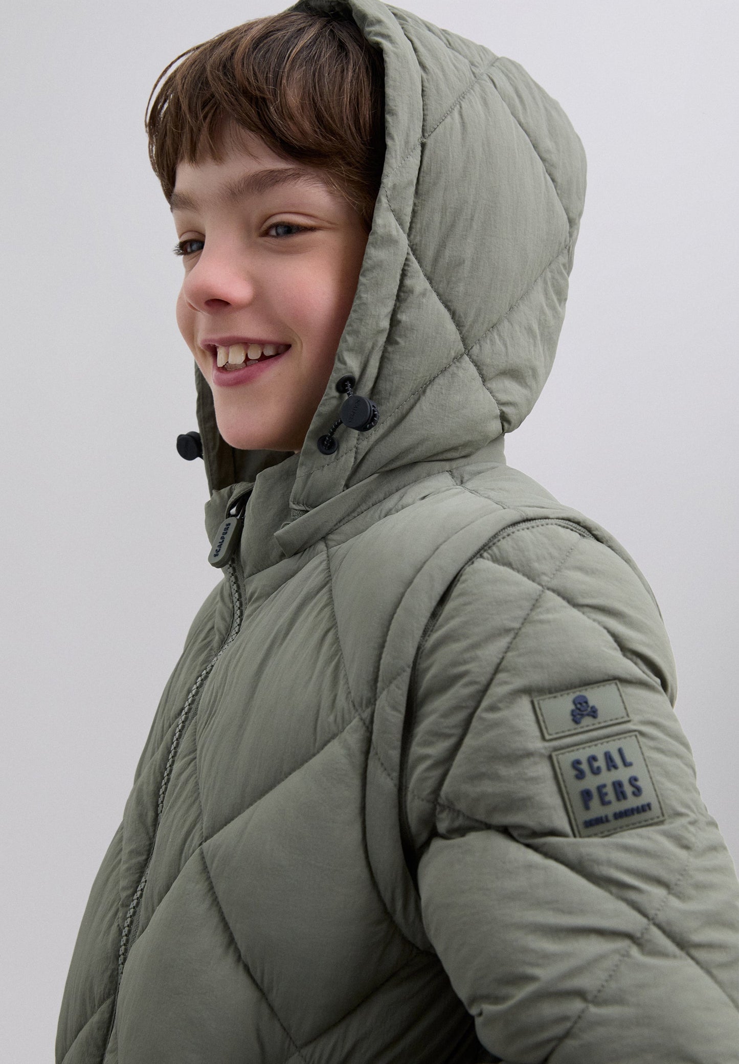 DETACHABLE QUILTED JACKET