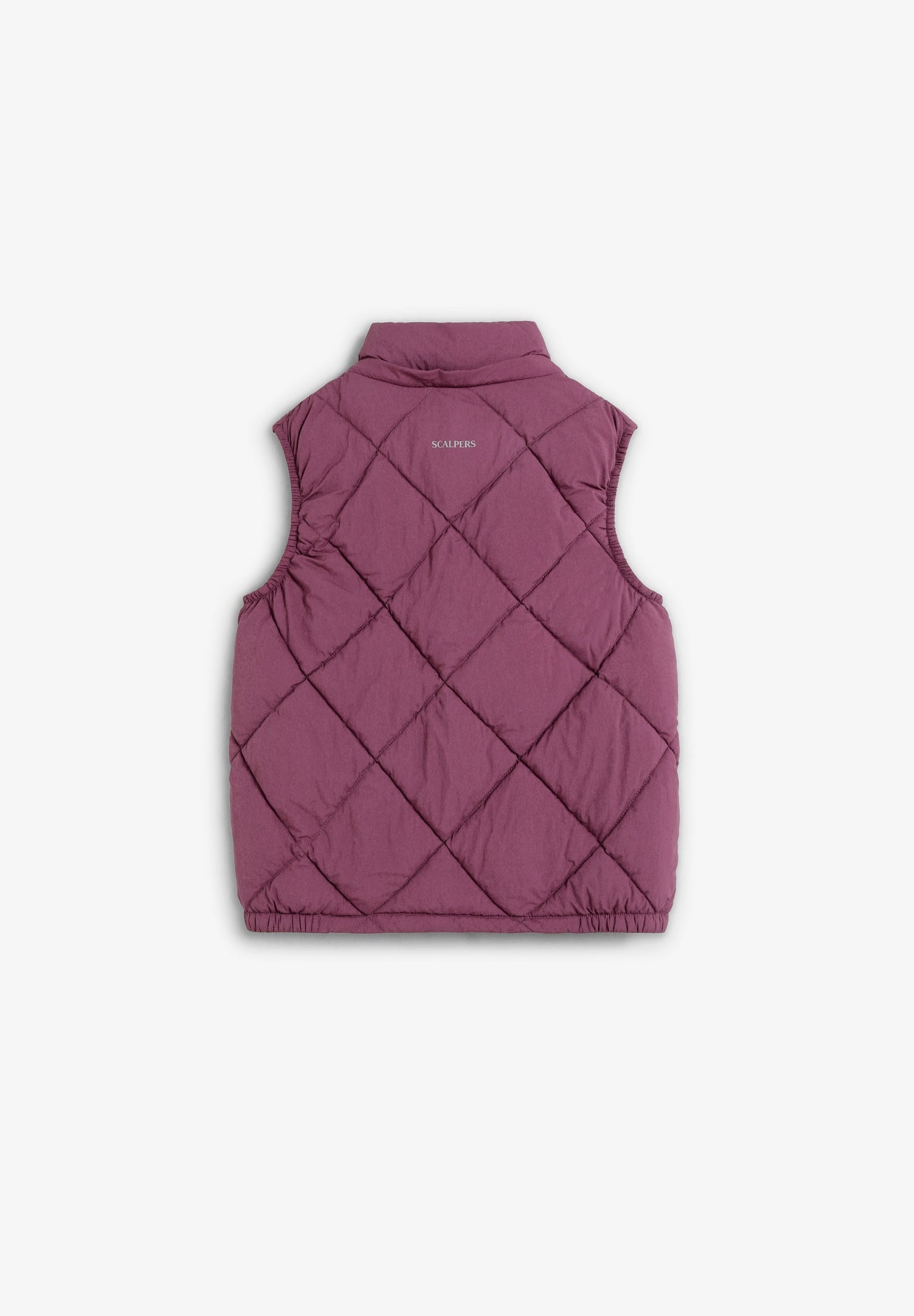 SKULL PUFFER VEST WITH HOOD