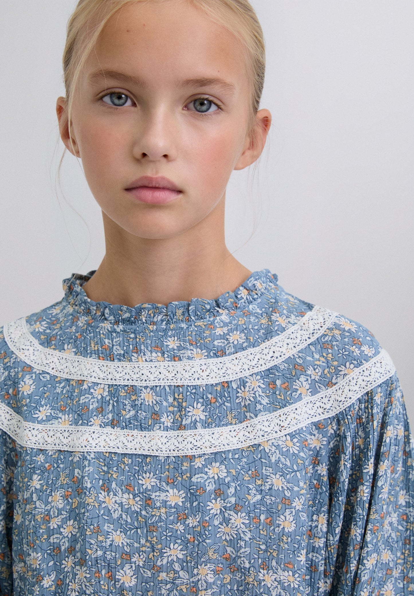 BLOUSE PRINT CONTRAST