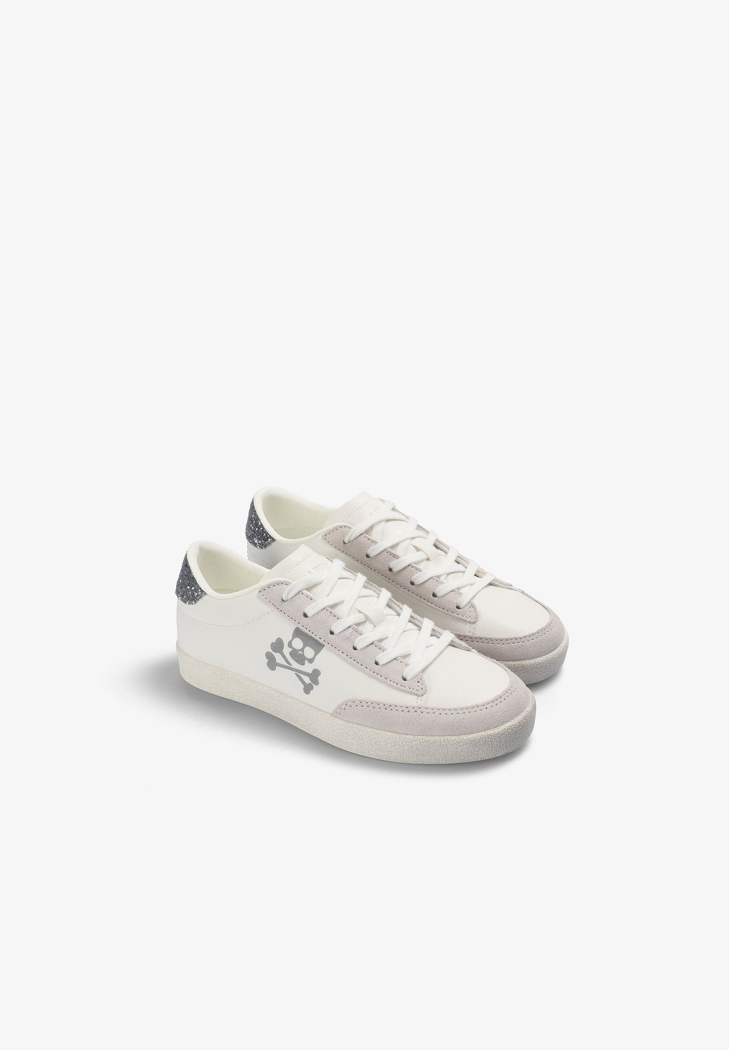 GLITTER SKULL SNEAKERS