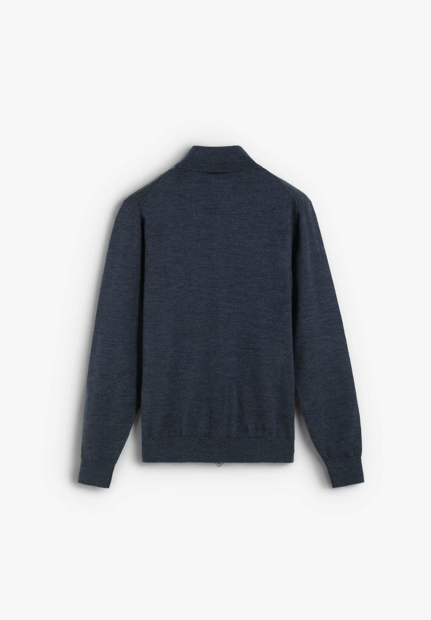 MERINO WOOL ZIP-UP CARDIGAN