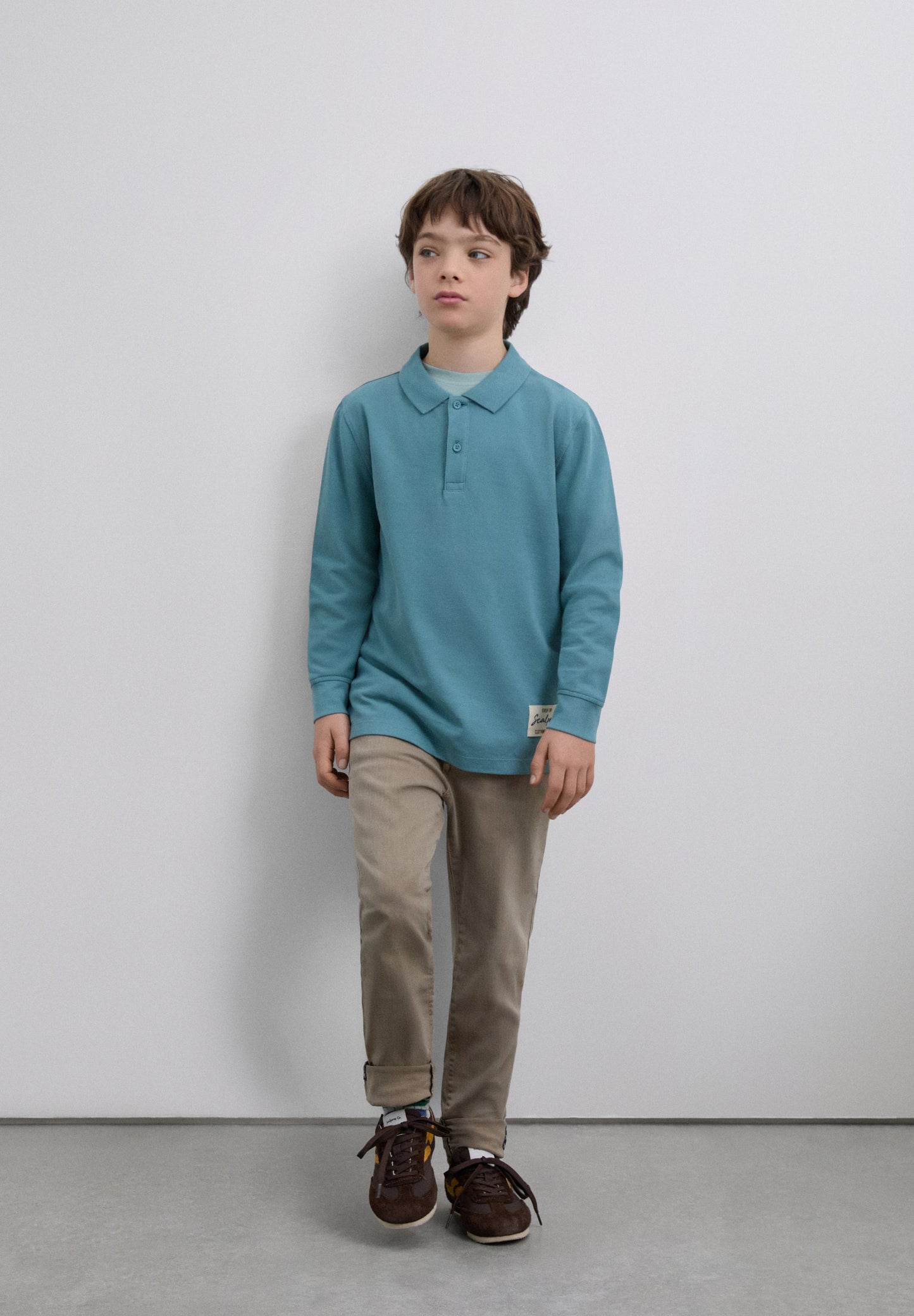 EMBROIDERED LOGO POLO SHIRT