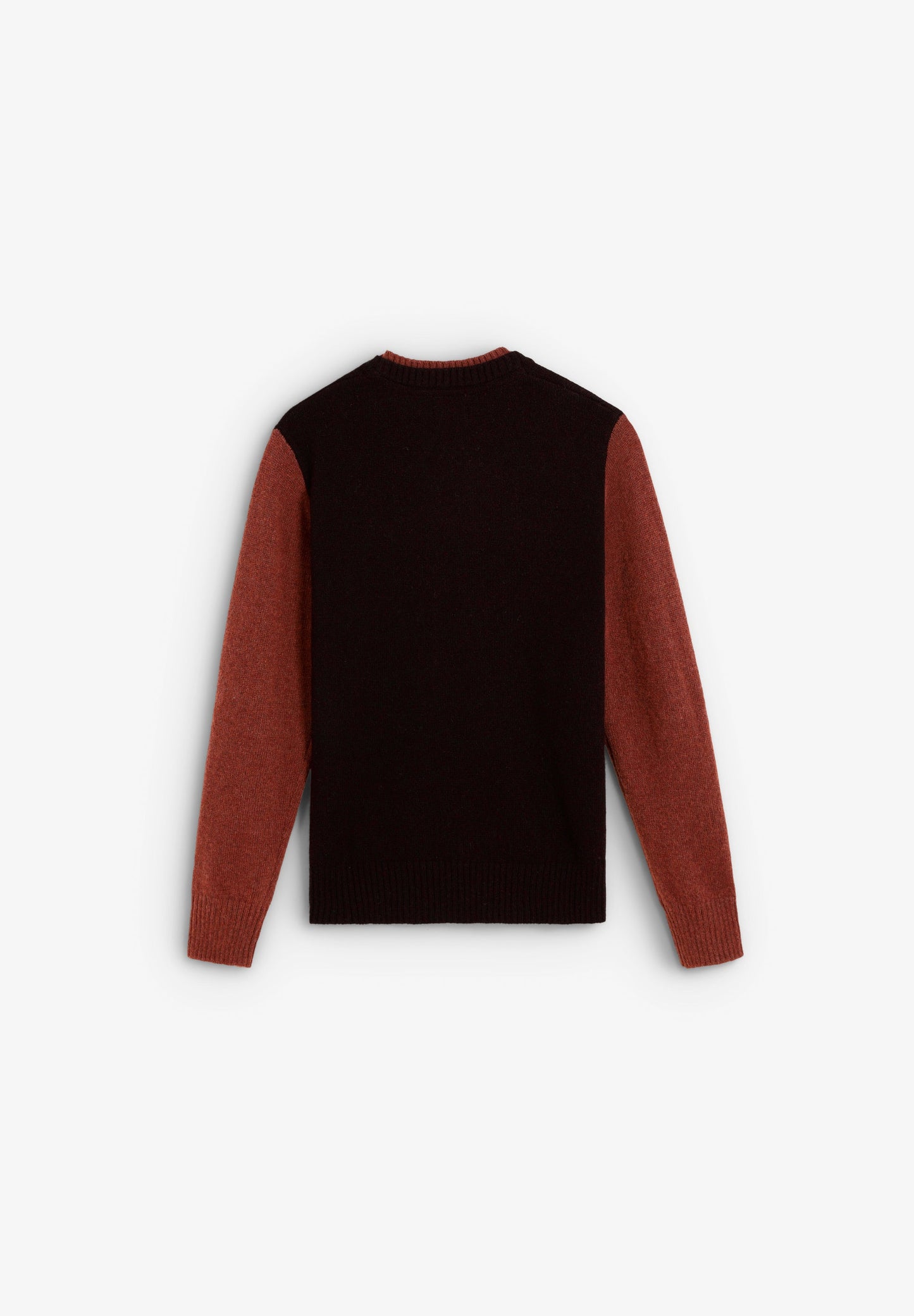 CONTRAST KNIT SWEATER