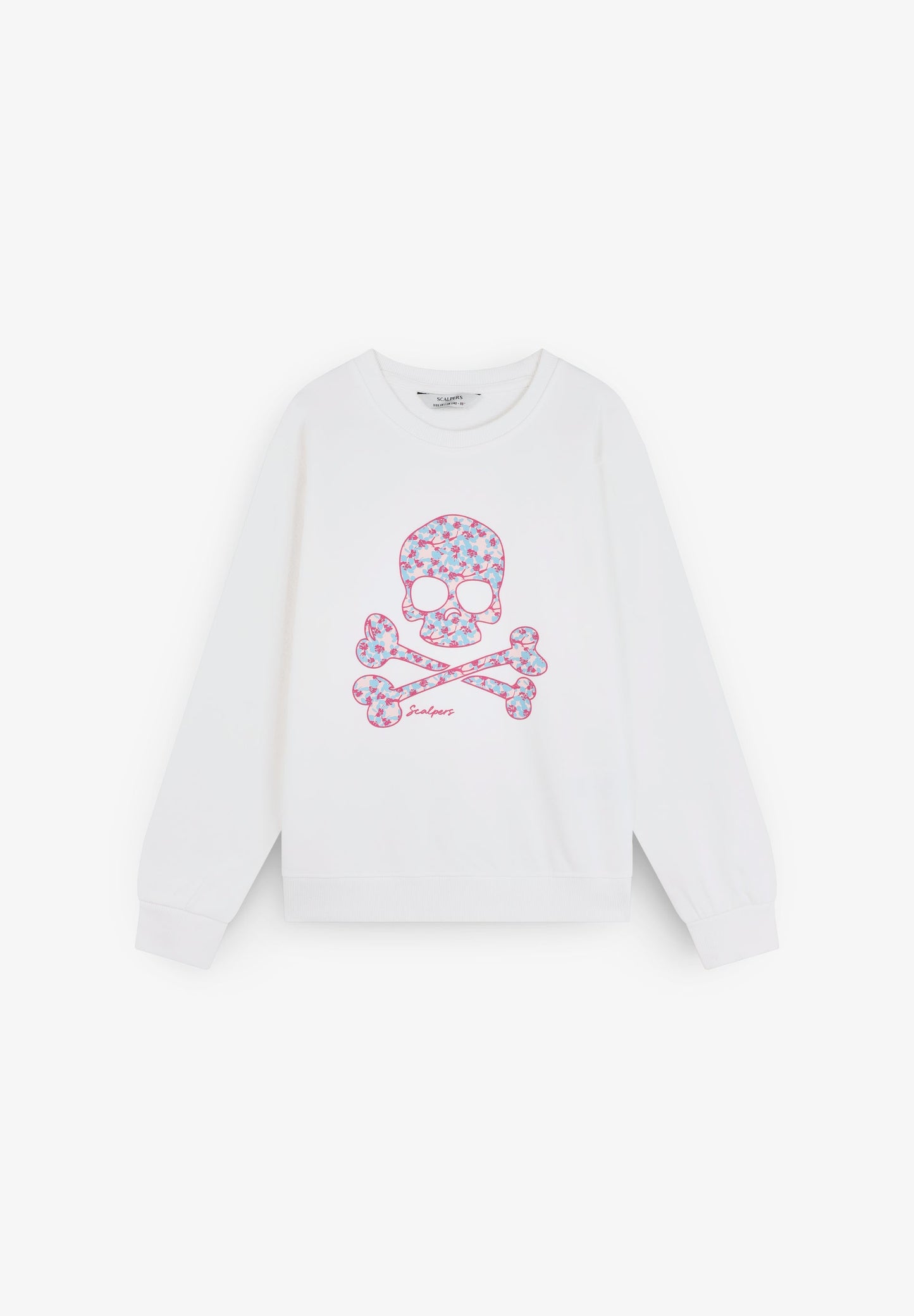 FLORAL PRINT SWEATSHIRT