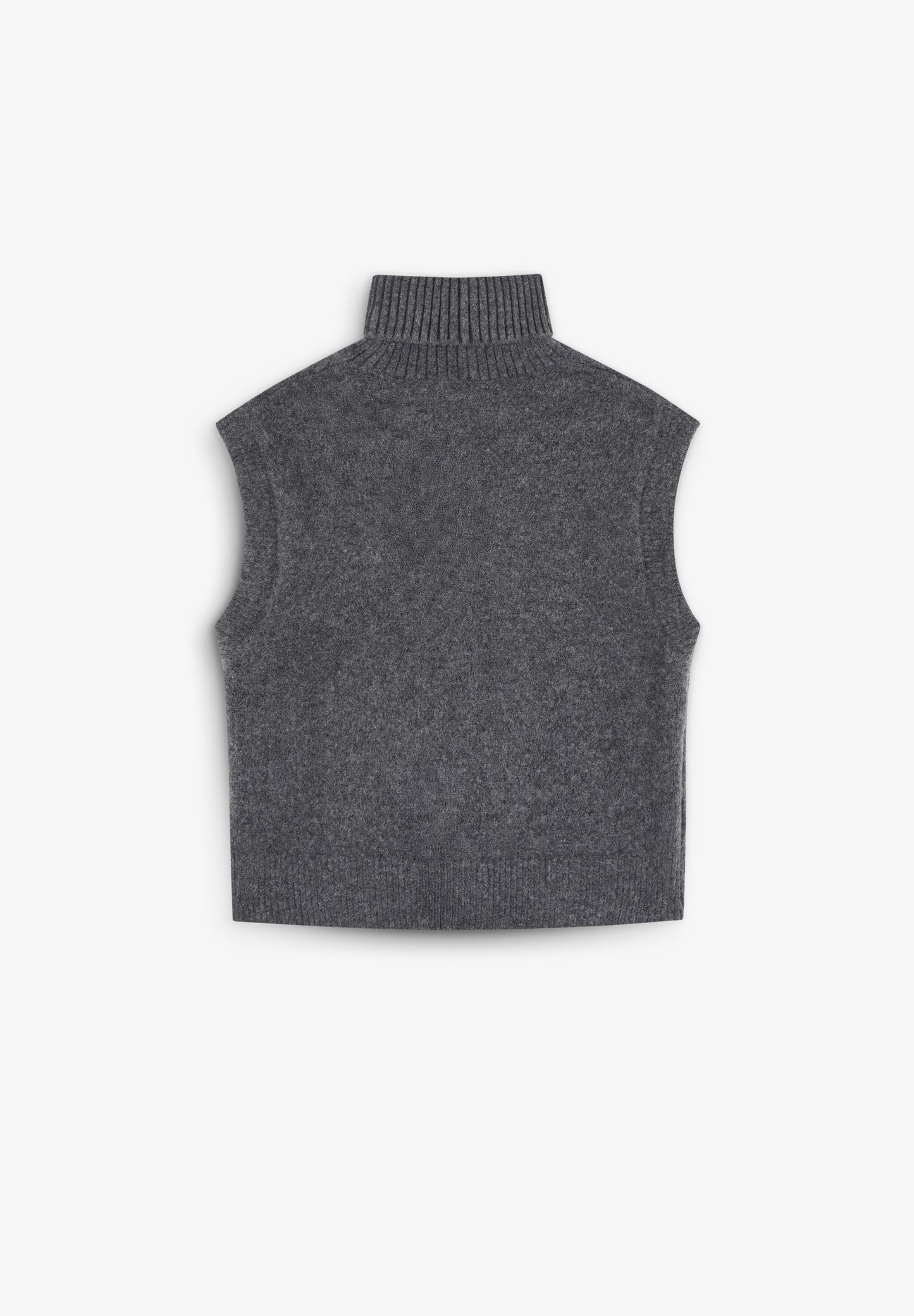 HIGH NECK KNIT VEST