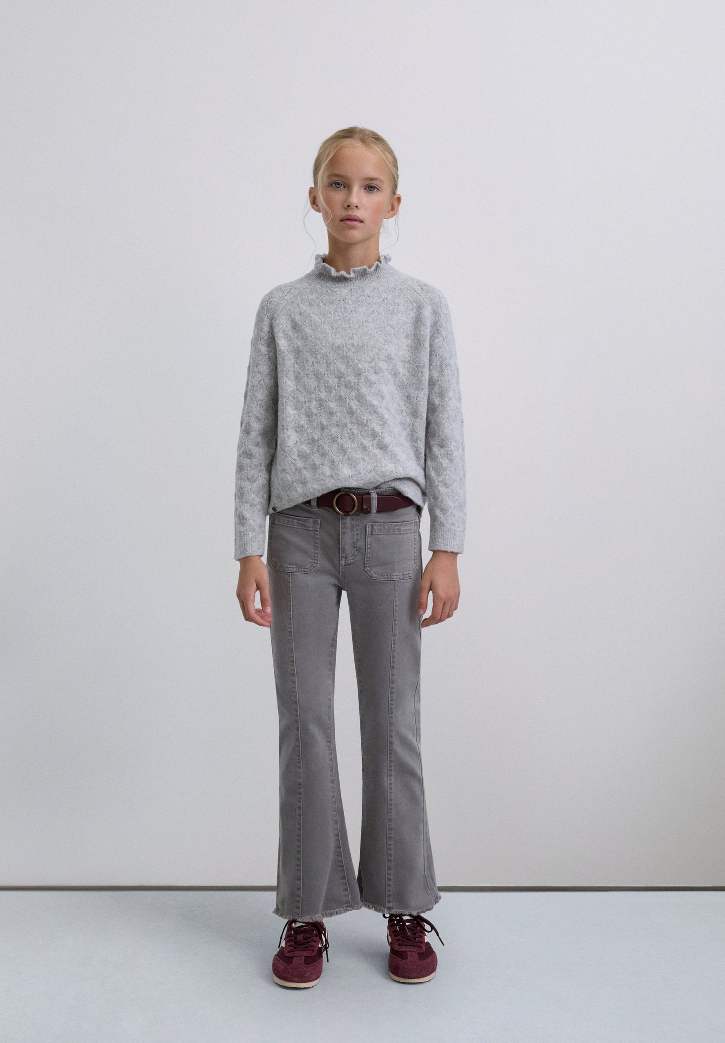 MERINO WOOL HIGH NECK SWEATER