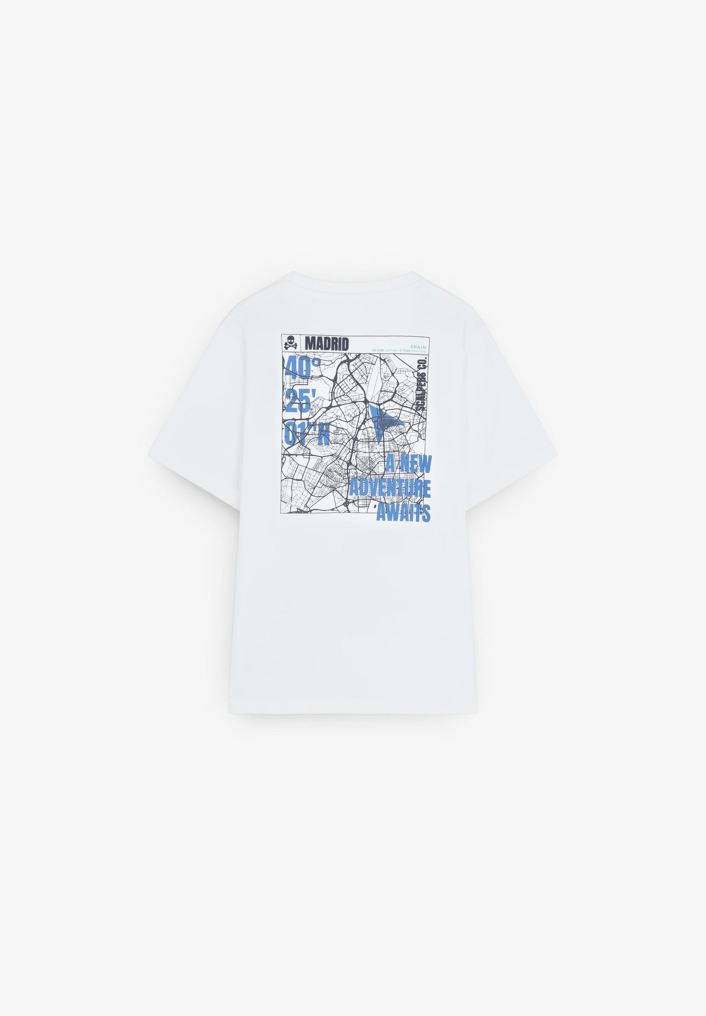 MAP PRINT T-SHIRT