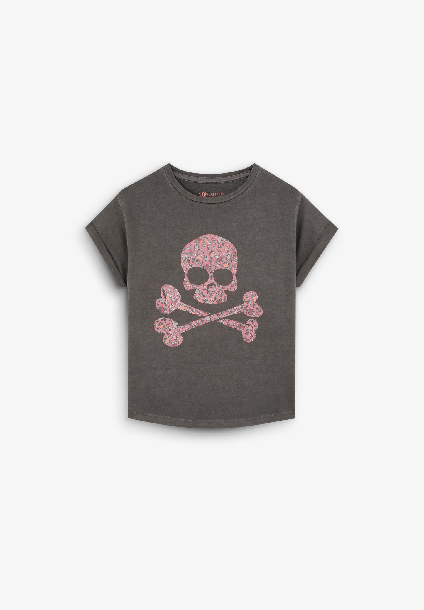T-SHIRT WITH SKULL PRINT